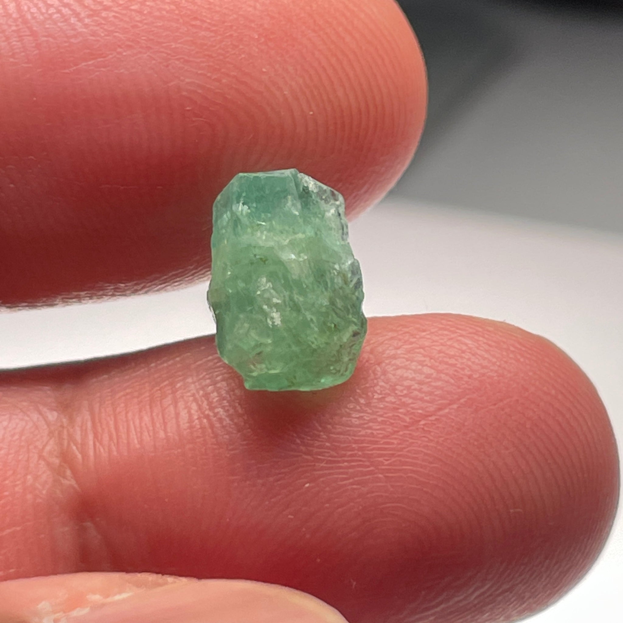 3.83Ct Emerald Crystal. Tanzania. No Oil Untreated Unheated.