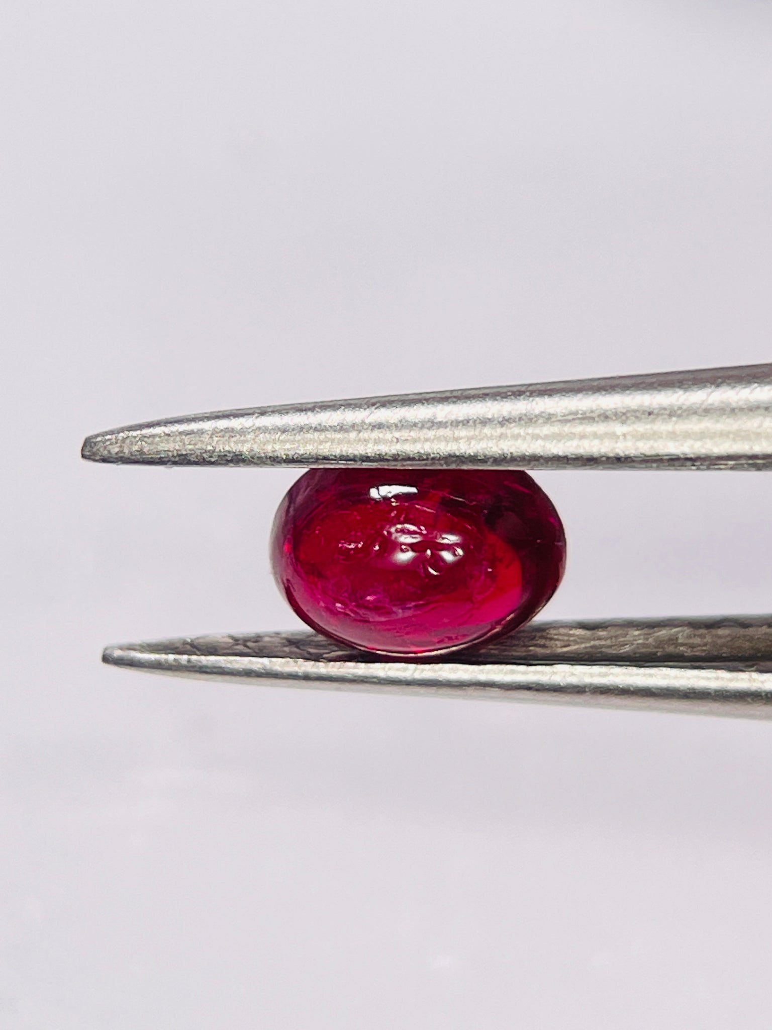 0.80Ct Ruby Cabochon Longido Mines Tanzania. Untreated Unheated