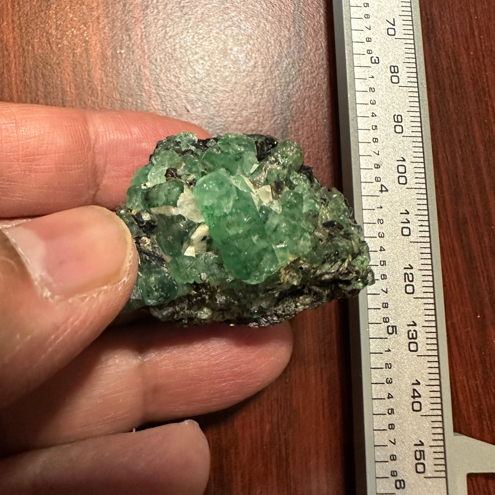 26.20Gm Emerald Crystal Tanzania Untreated Unheated