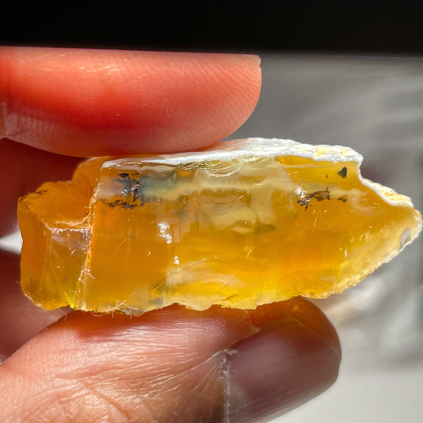 78.02Ct Opal Tanzania Untreated Unheated From A 1999 Deposit Chatoyant (Cats-Eye Effect)