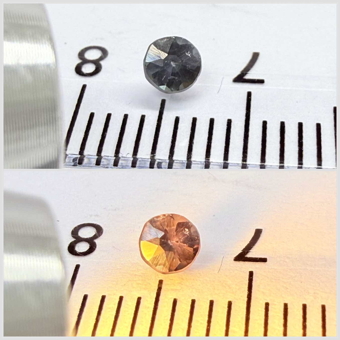 Colour Change Garnet, 0.20ct, Tanzania, Untreated Unheated