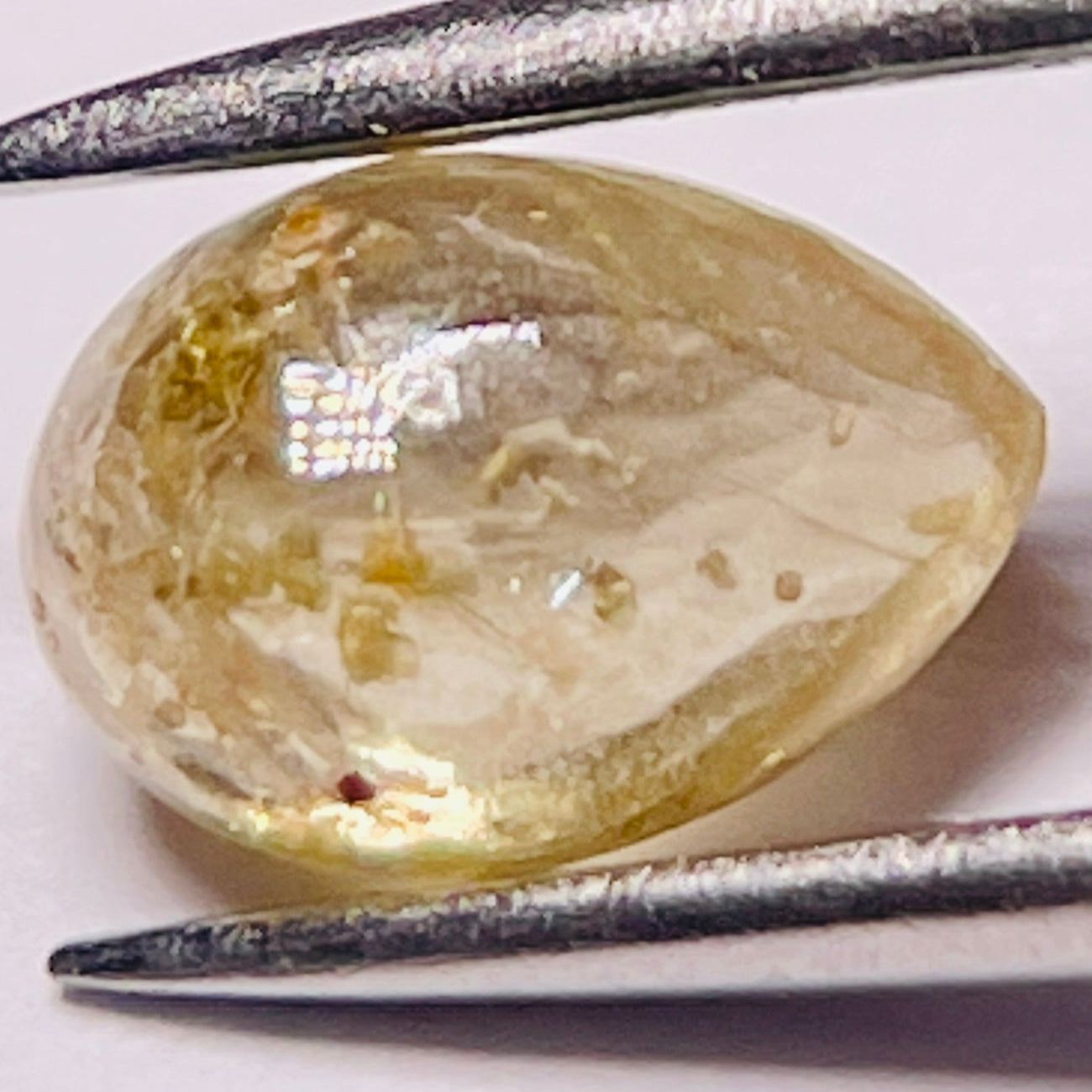 0.82Ct Sapphire Cabochon Umba Valley Tanzania. Untreated Unheated