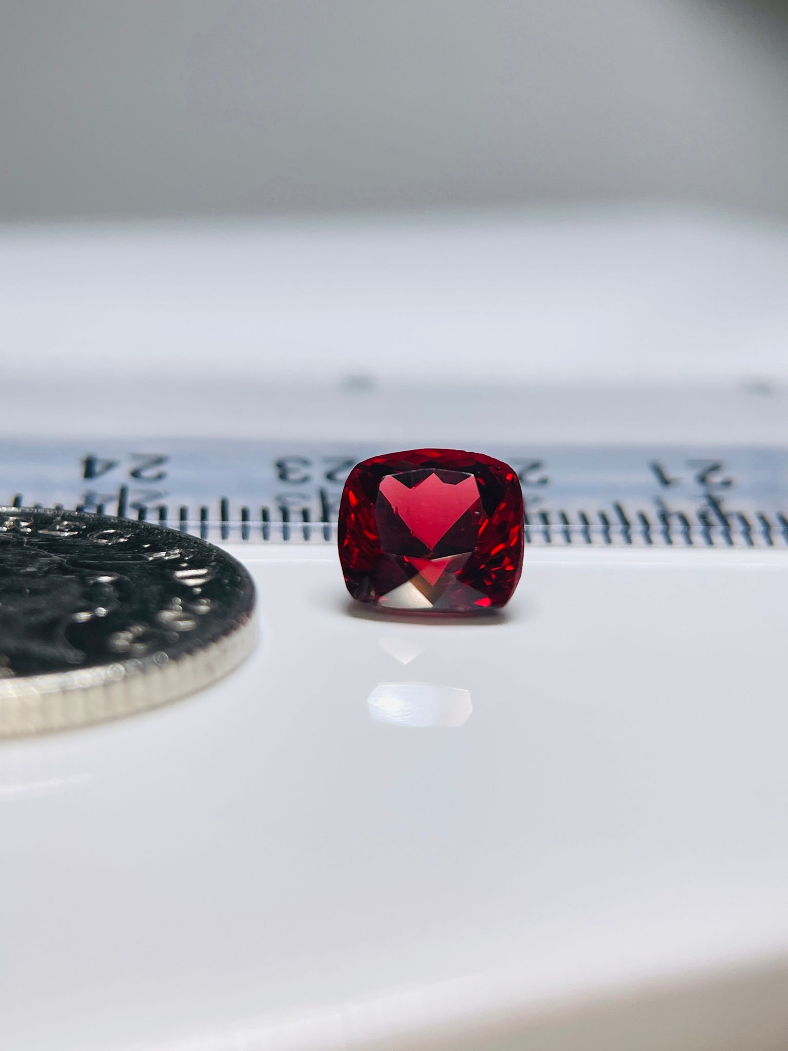 3.35Ct Malaya Garnet. Tanzania. Untreated Unheated