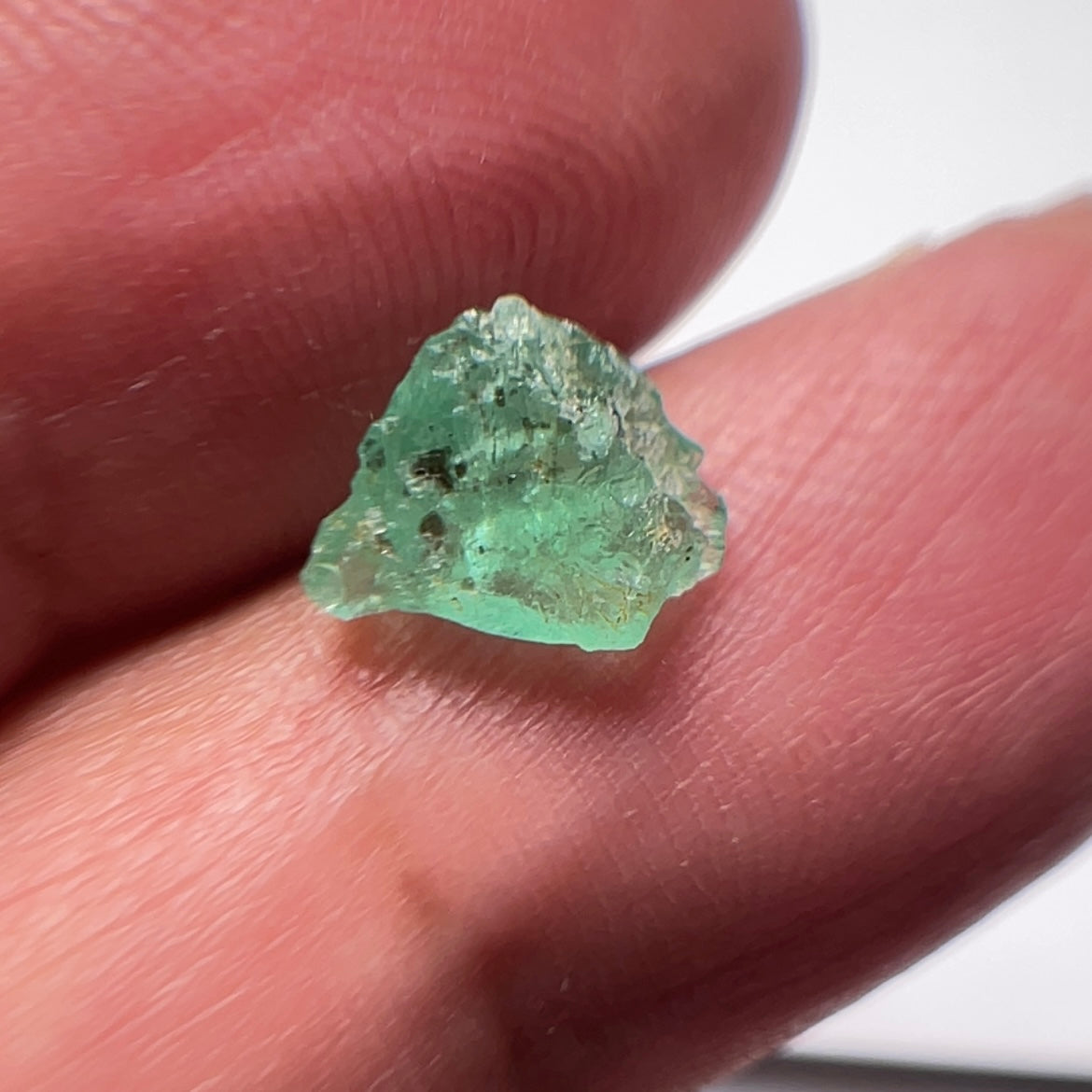 1.55Ct Emerald Tanzania. Untreated Unheated No Oil.