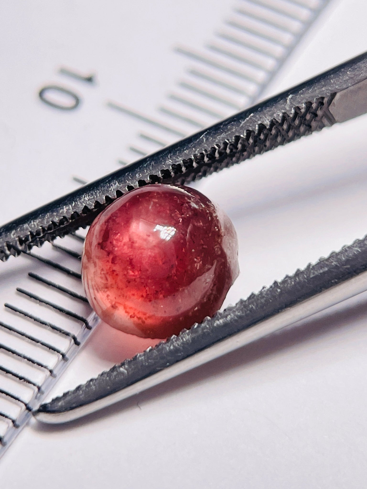 2.10Ct Sapphire Cabochon Seems To Have A Moving Star But As Point Umba Valley Tanzania. Untreated