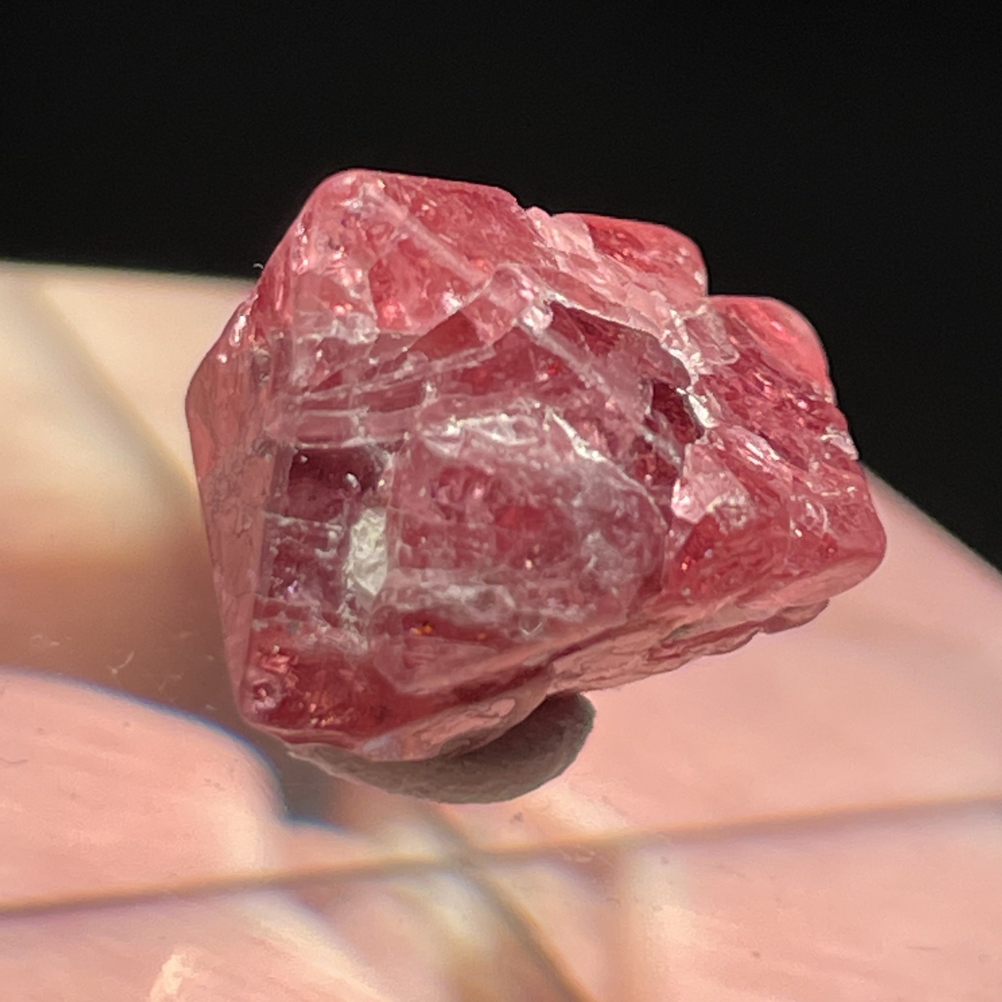 12.38Ct Mahenge Spinel Crystal Tanzania Untreated Unheated. 11.5 X 12.1 9.3 Mm