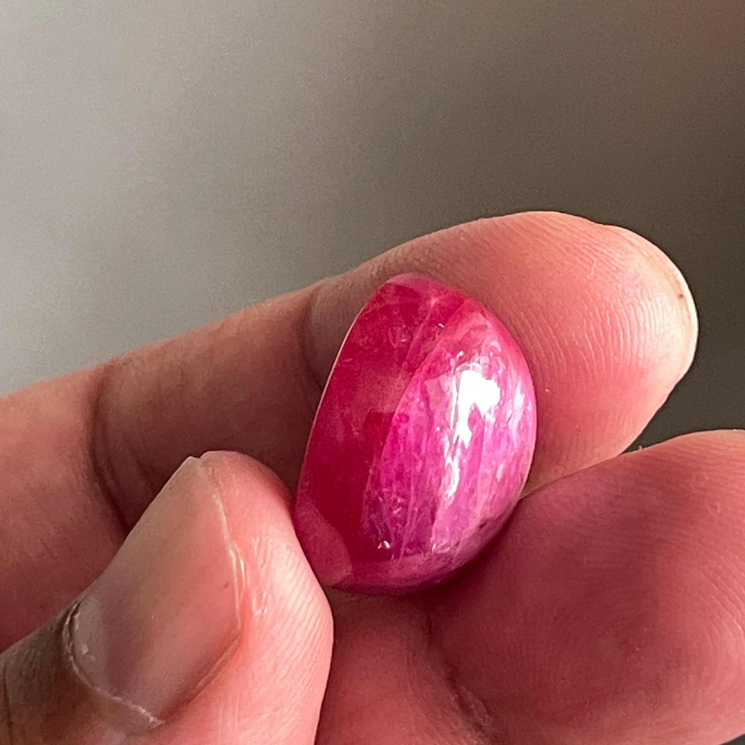 38.86Ct Ruby Untreated Unheated From A Special Location In Kenya Called Lake Turkana. Beautiful