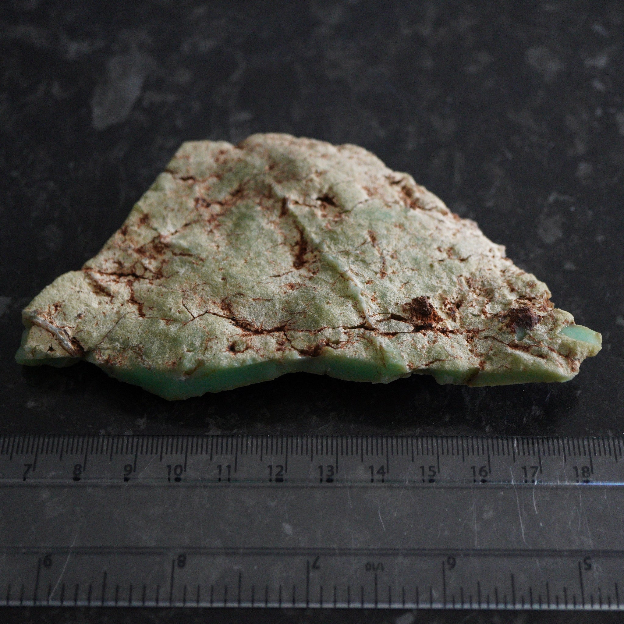 90.80Gm Flattish Chrsoprase Tanzania