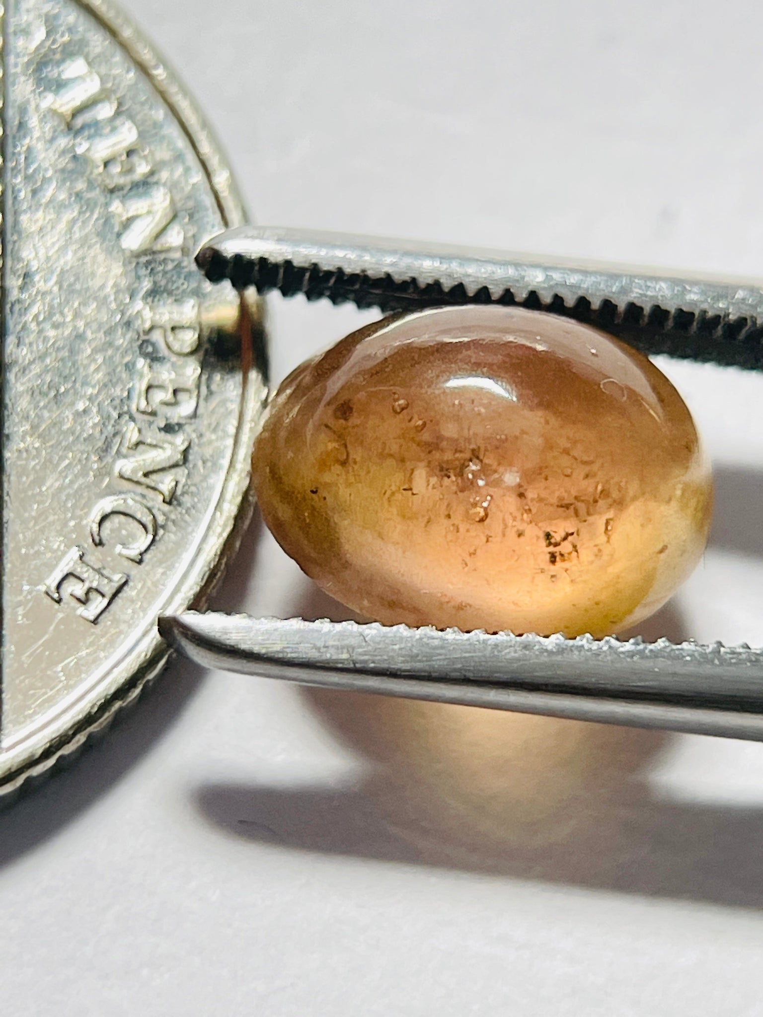 3.43Ct Umba Sapphire Cabochon. Tanzania Untreated Unheated.