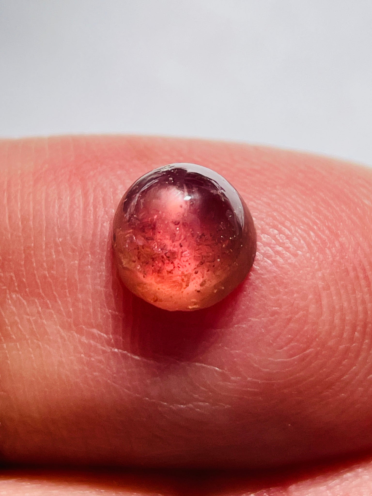 2.10Ct Sapphire Cabochon Seems To Have A Moving Star But As Point Umba Valley Tanzania. Untreated