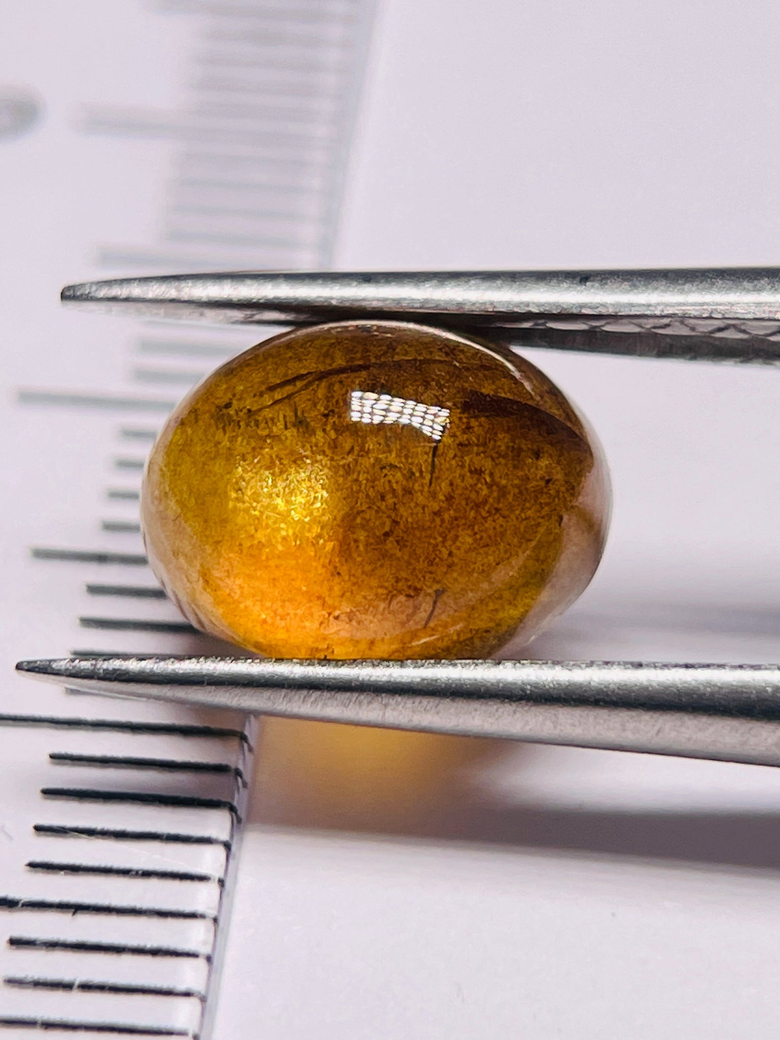 3.33Ct Sapphire Cabochon Seems To Have A Moving Star But As Point Umba Valley Tanzania. Untreated