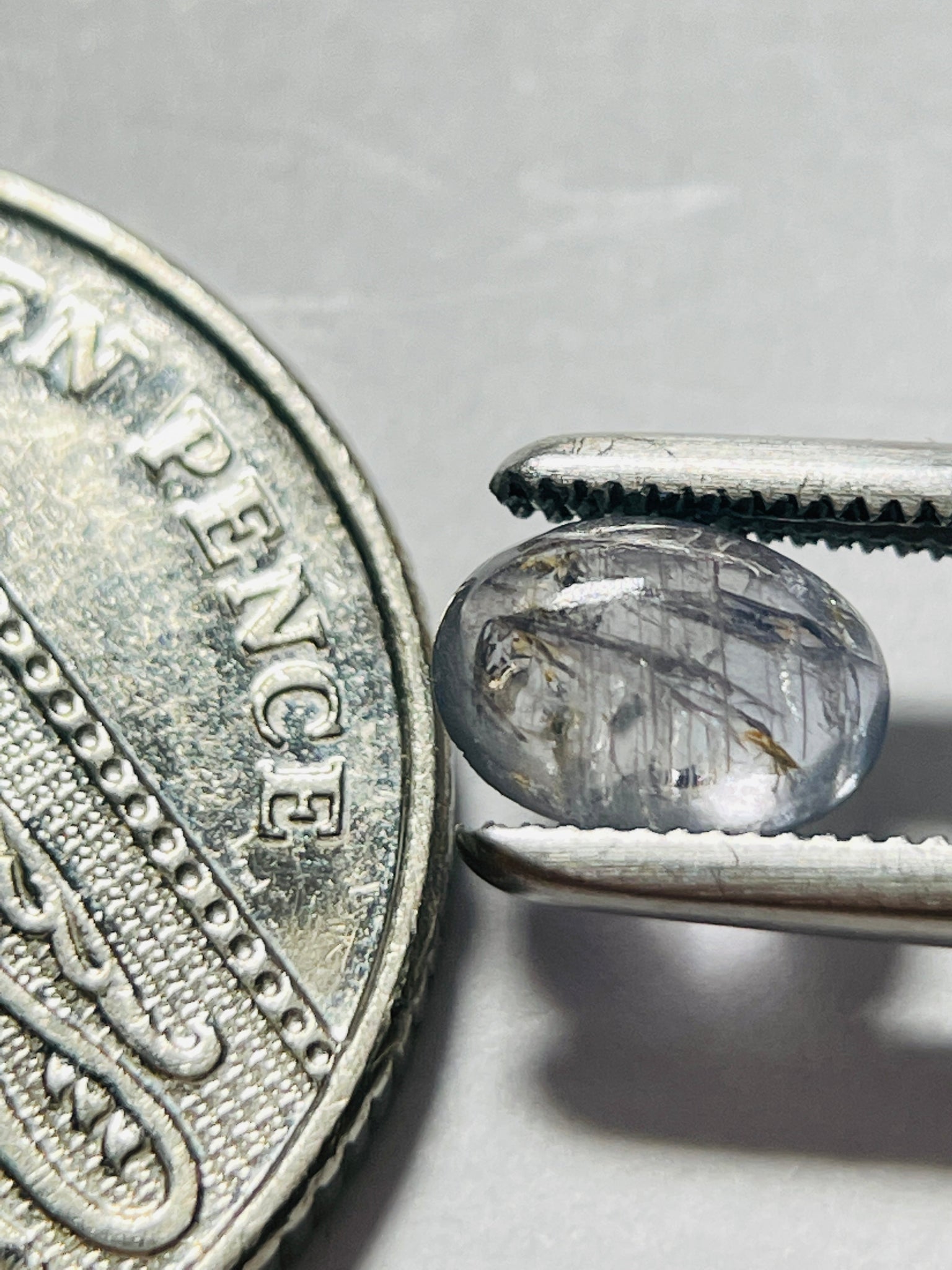 1.30Ct Umba Sapphire Cabochon. Tanzania Untreated Unheated.