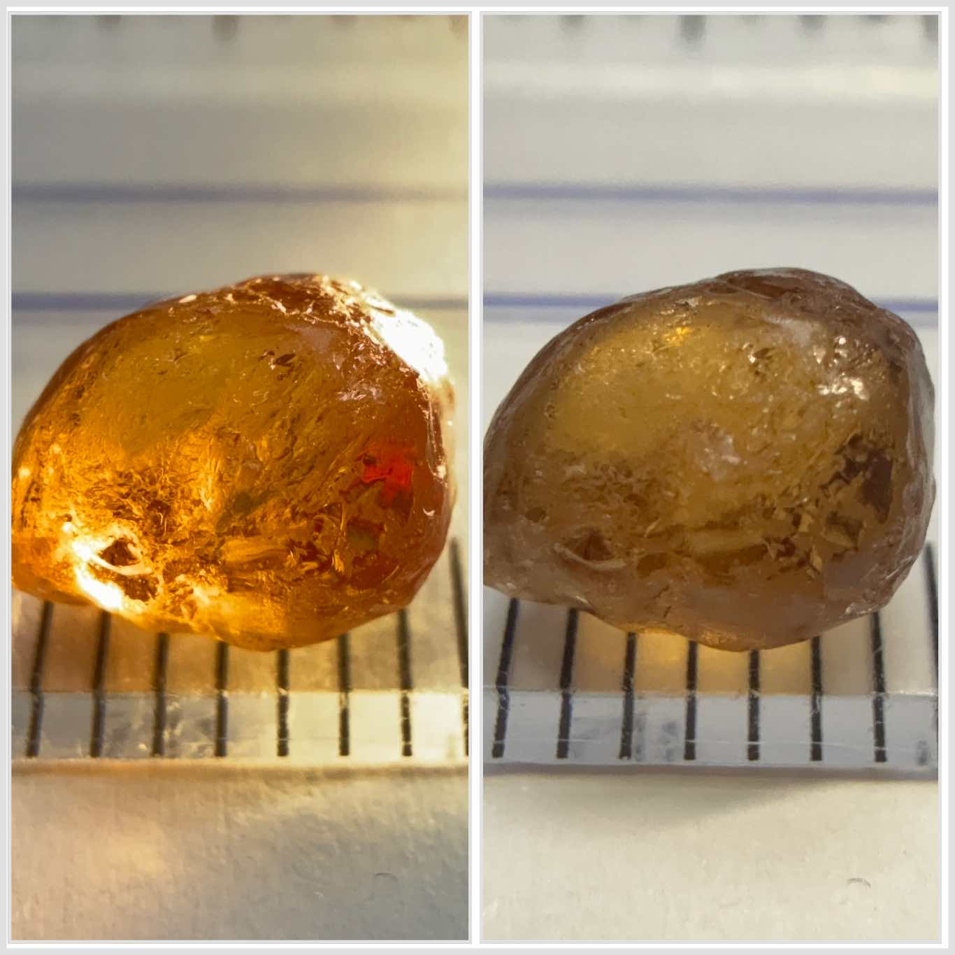 Colour Shift/Change Garnet, 2.37ct, Tanzania, Untreated Unheated, vvs-if