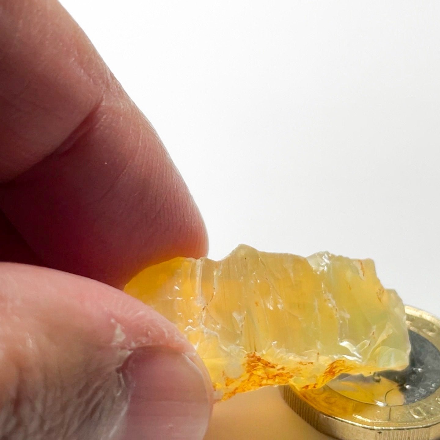 29.26Ct Opal Tanzania Untreated Unheated From A 1999 Deposit Chatoyant (Pearly Cats-Eye Effect)