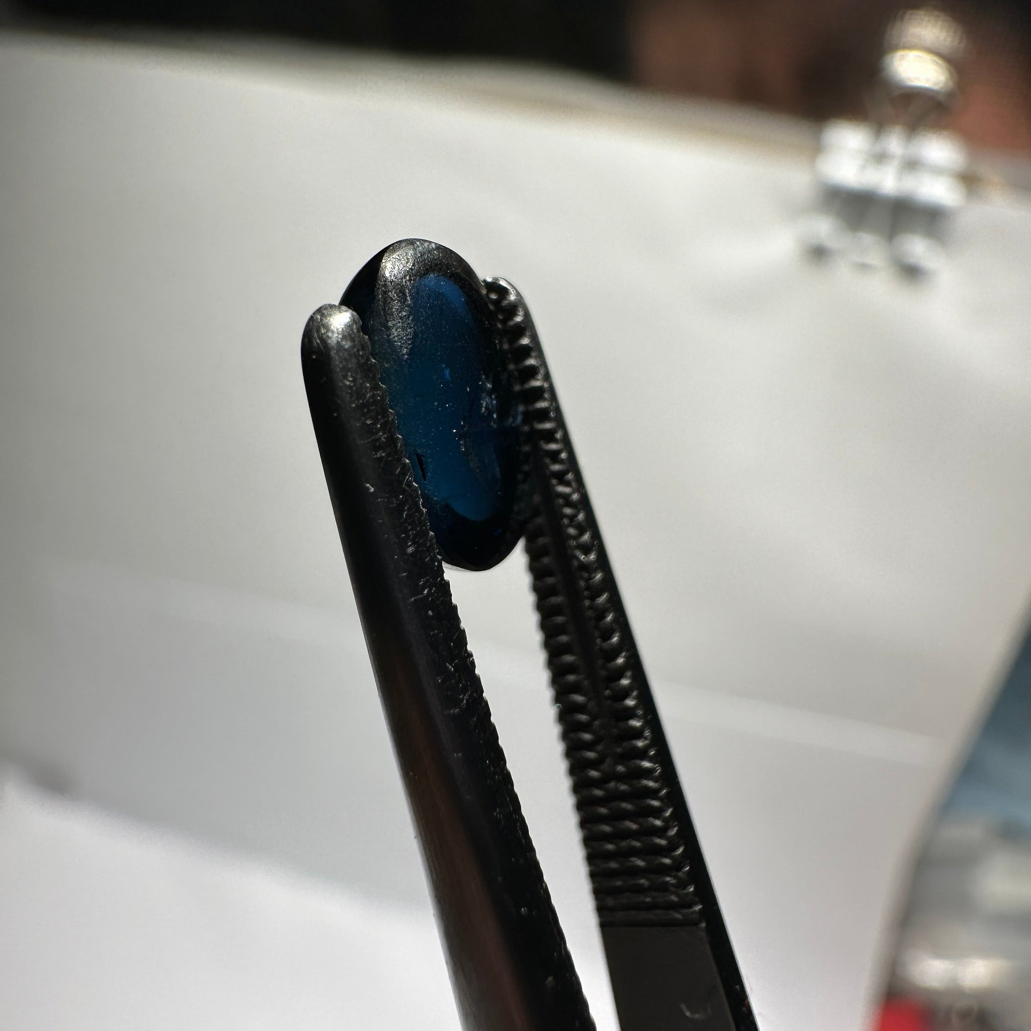 1.80Ct Sapphire Cabochon Kenya. Untreated Unheated. Can Be Used As Is Or Facet It Into A Cut Stone.