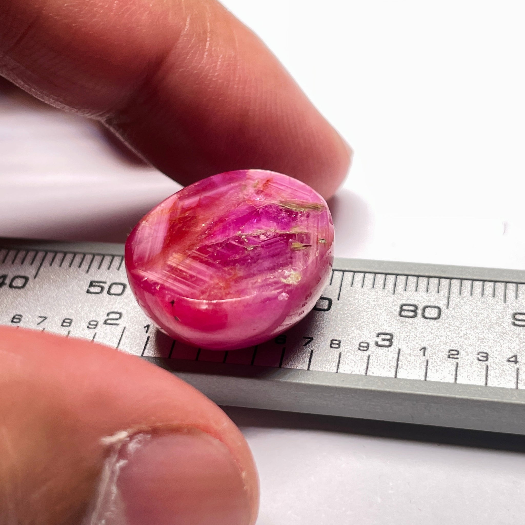 38.86Ct Ruby Untreated Unheated From A Special Location In Kenya Called Lake Turkana. Beautiful