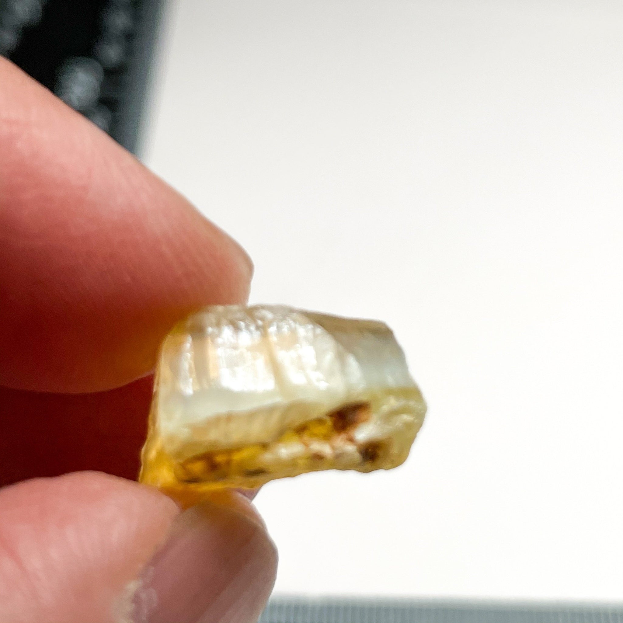 10.69Ct Opal Cats Eye Effect Tanzania. Untreated Unheated