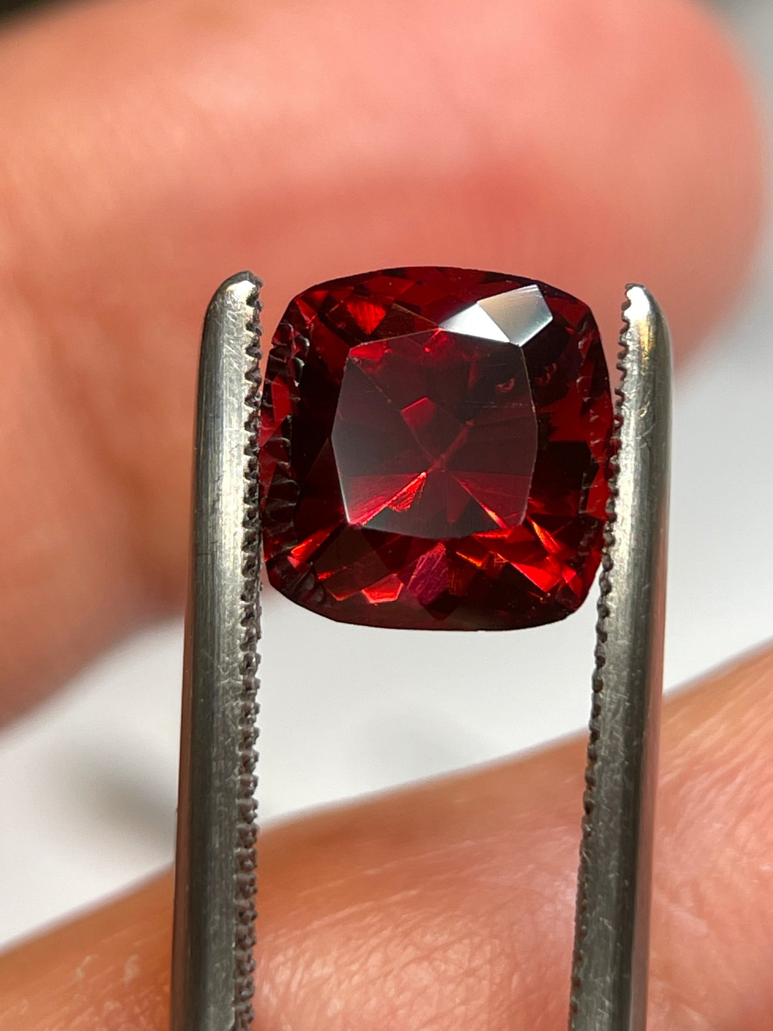 3.35Ct Malaya Garnet. Tanzania. Untreated Unheated