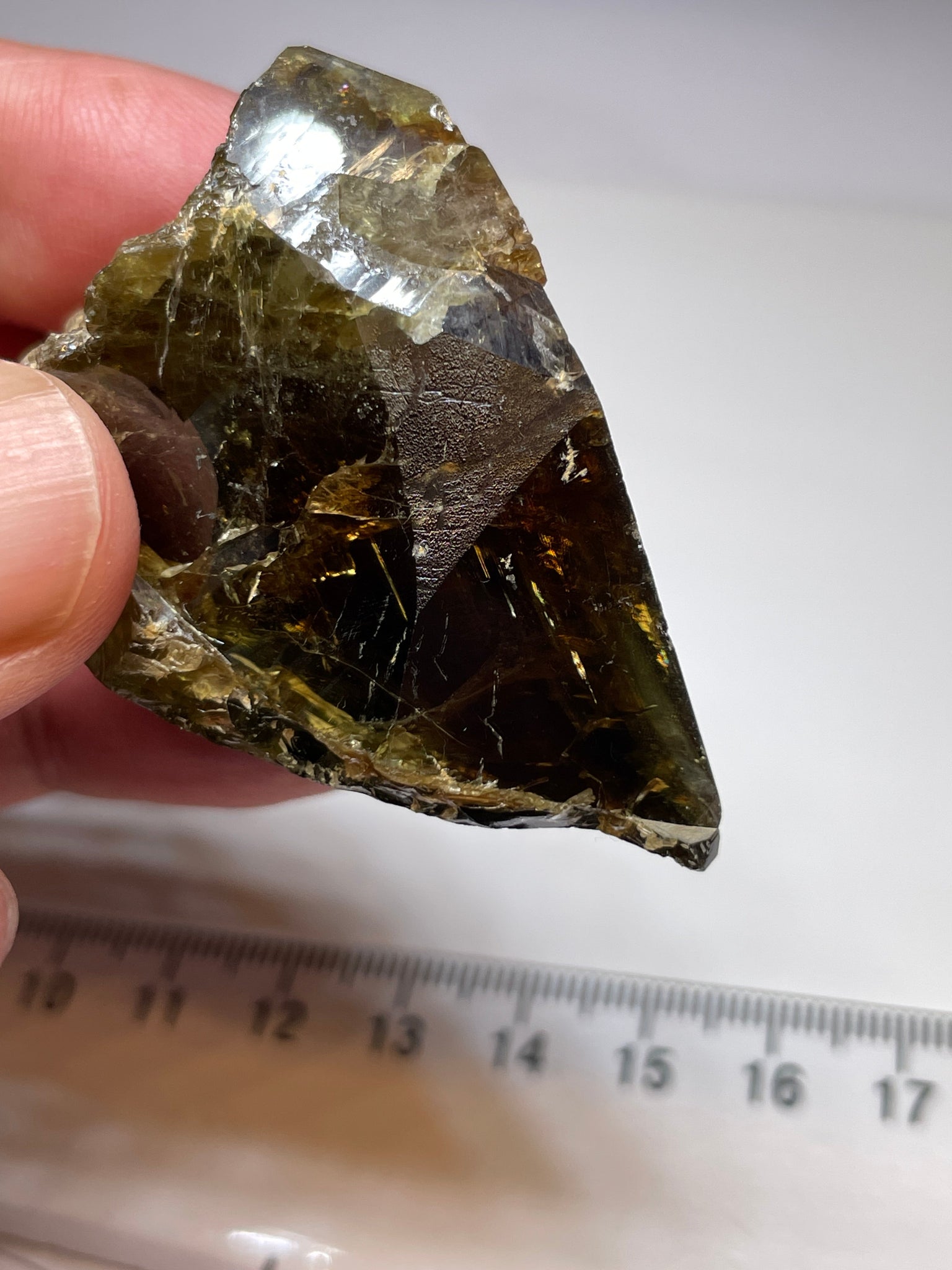 241.59Ct / 43.31Gm Tanzanian Sphene Crystal Untreated Unheated. Very High End Ultra Rare