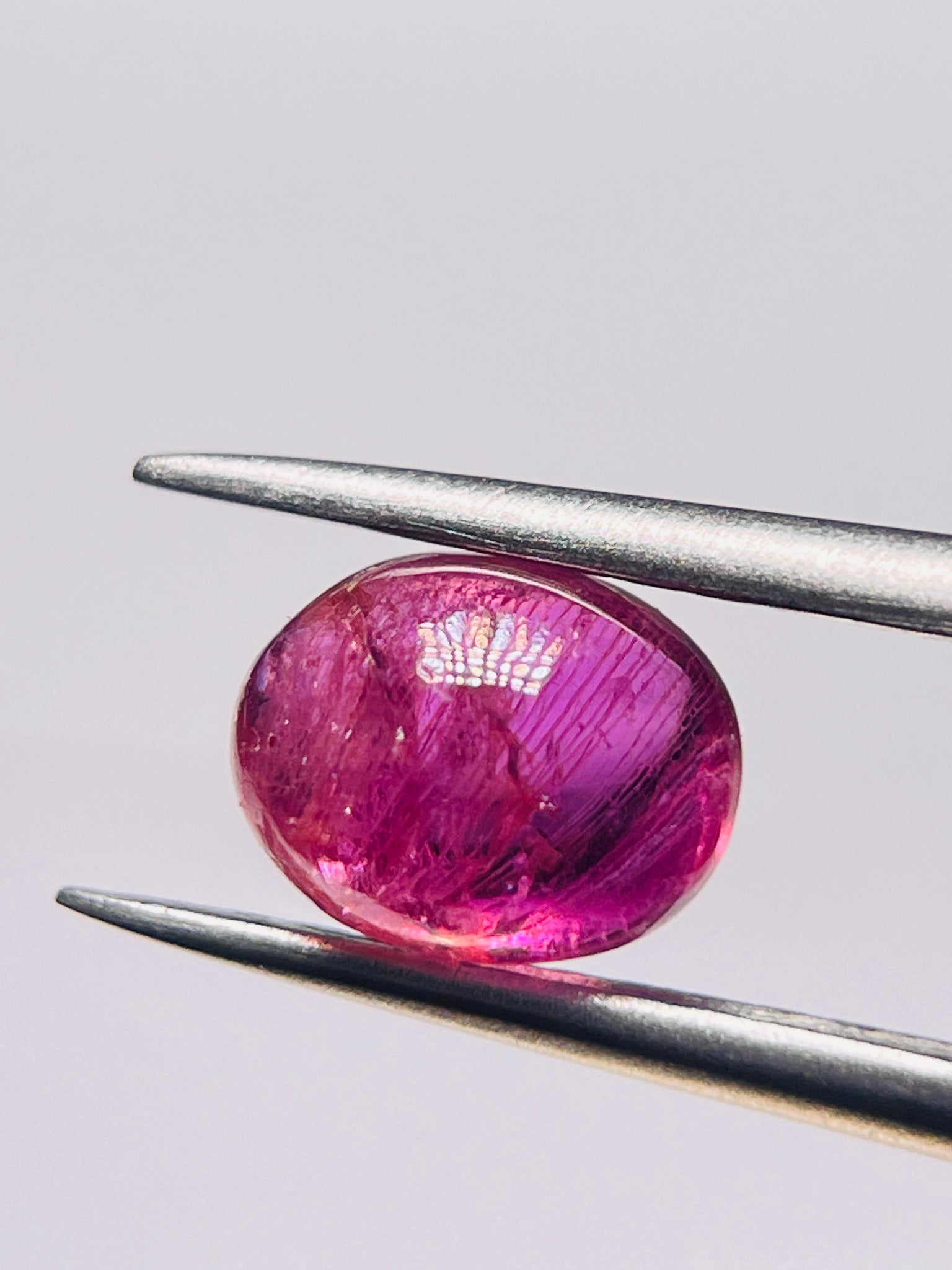 2.11Ct Sapphire Cabochon Umba Valley Tanzania. Untreated Unheated.