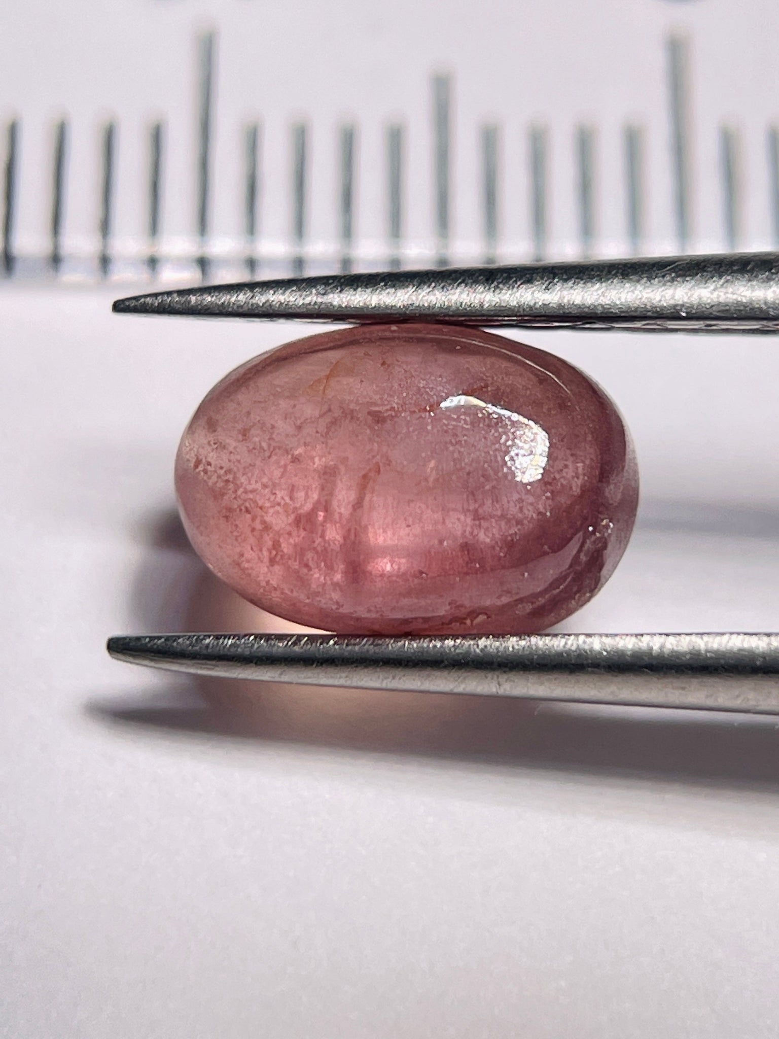 2.61Ct Umba Padparadscha Sapphire Cab Tanzania Untreated Unheated