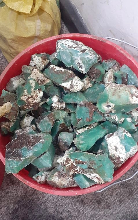 Chrysoprase Lots Available For Pre-Order (6 Weeks Delivery Time) From Tanzania. Price Is Per 10 Kg