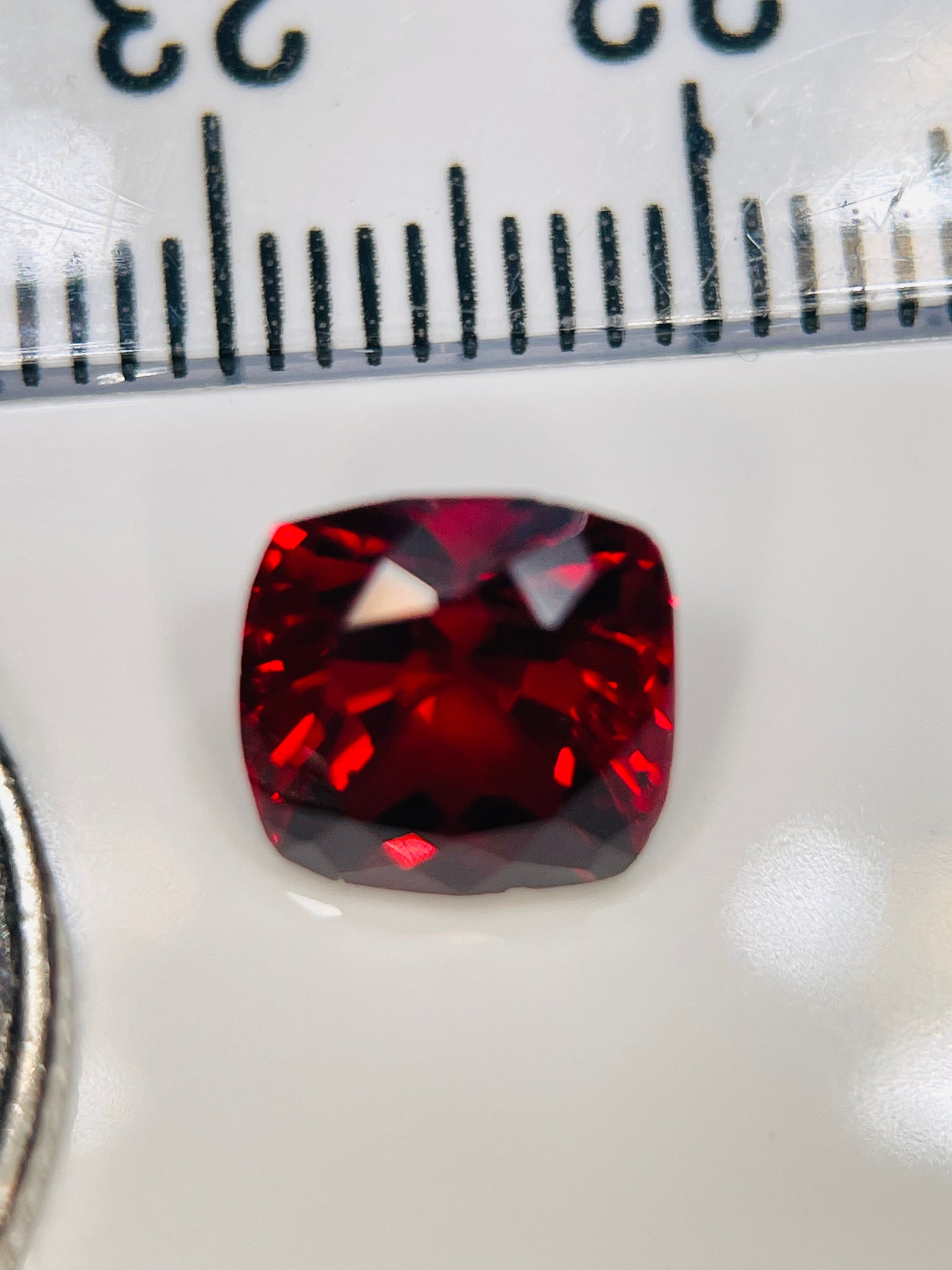 3.35Ct Malaya Garnet. Tanzania. Untreated Unheated