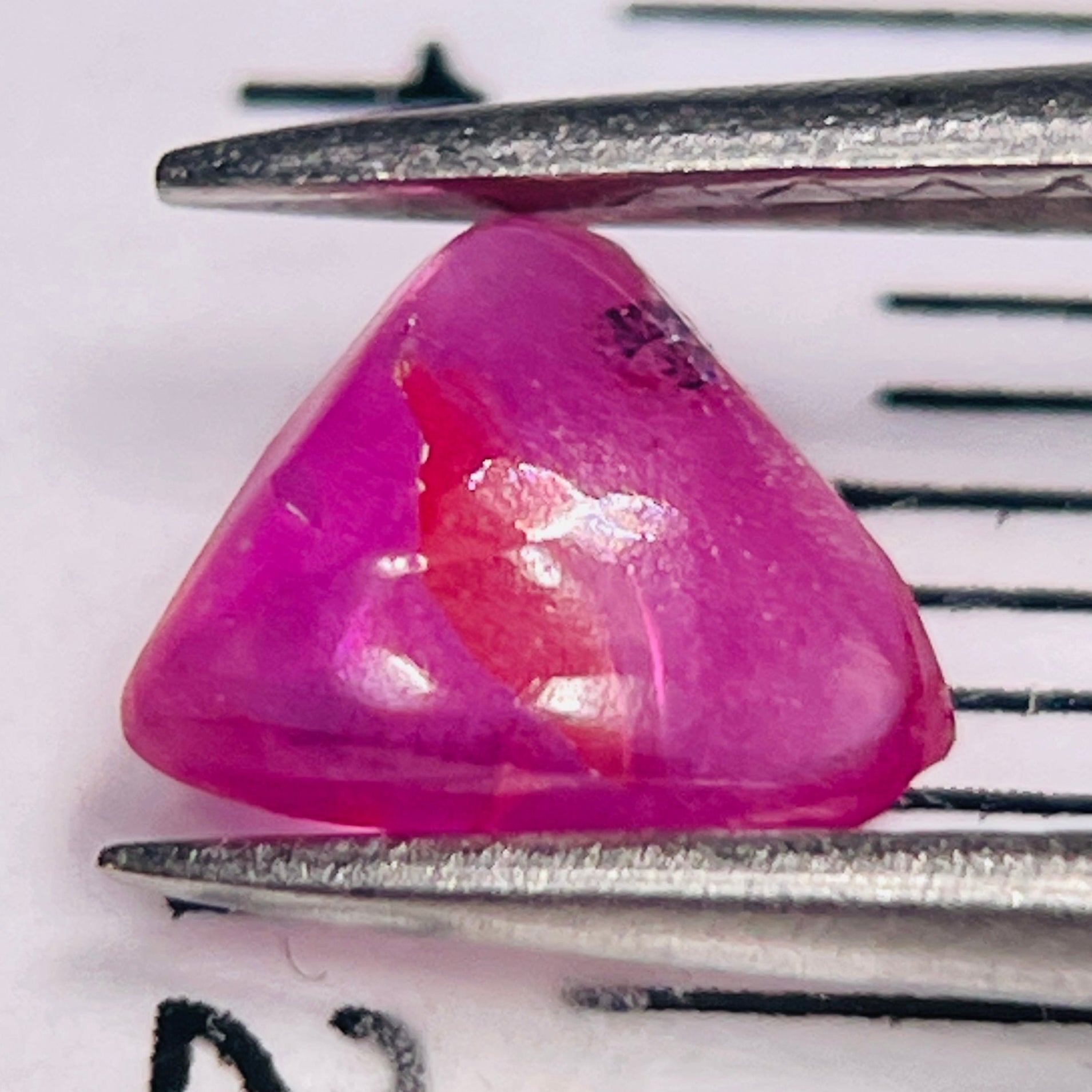 0.75Ct Sapphire Cabochon Winza Tanzania. Untreated Unheated