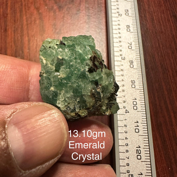 13.10Gm Emerald Crystal Tanzania Untreated Unheated