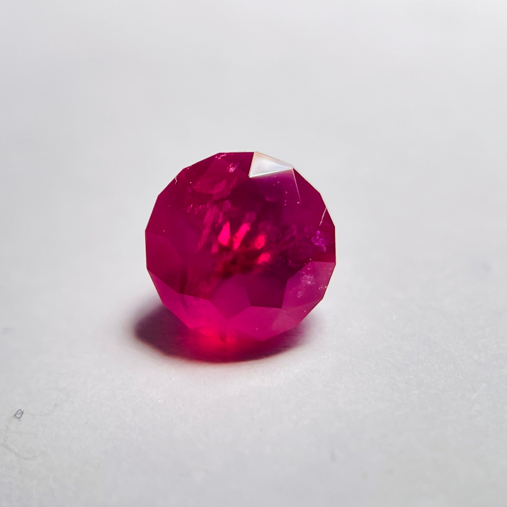 1.475Ct Winza Ruby Tanzania Untreated Unheated. 5.7Mm X 6.1Mm Precision Custom Cut By Us In London