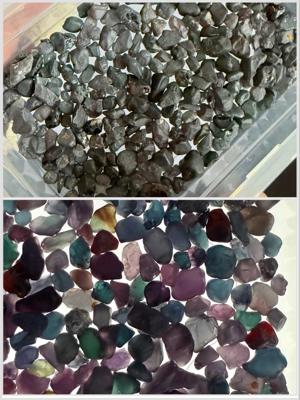 Very Dark Mozambique Spinel Lot, 57.80gm / 289ct, Mozambique, Untreated Unheated, very very dark, see all photos