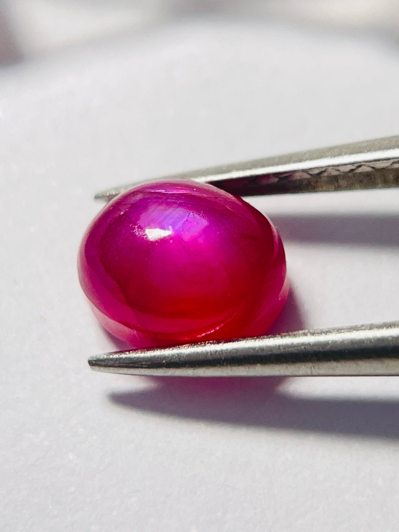 1.75Ct Ruby Tanzania. Untreated Unheated. Seems To Have A Moving Spot/star