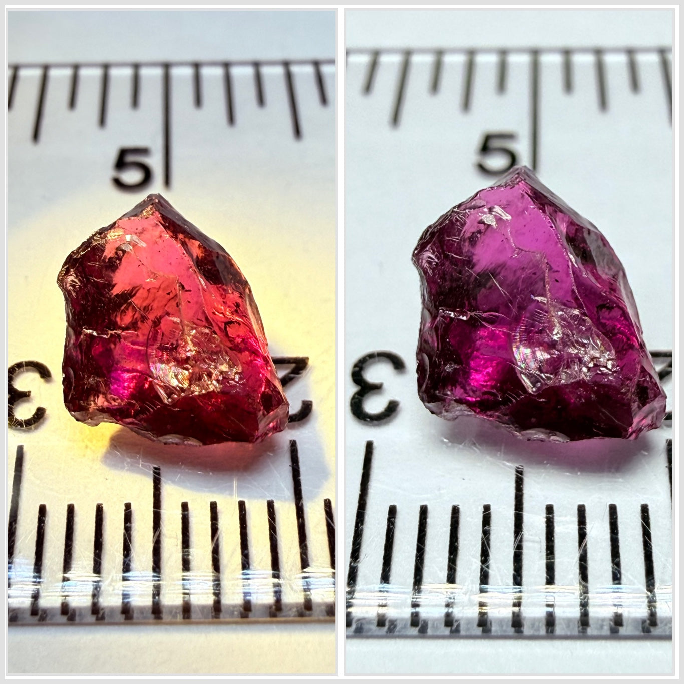 Colour Shift Garnet, 3.02ct, Tanzania, Untreated Unheated, no inclusions just very slight silk