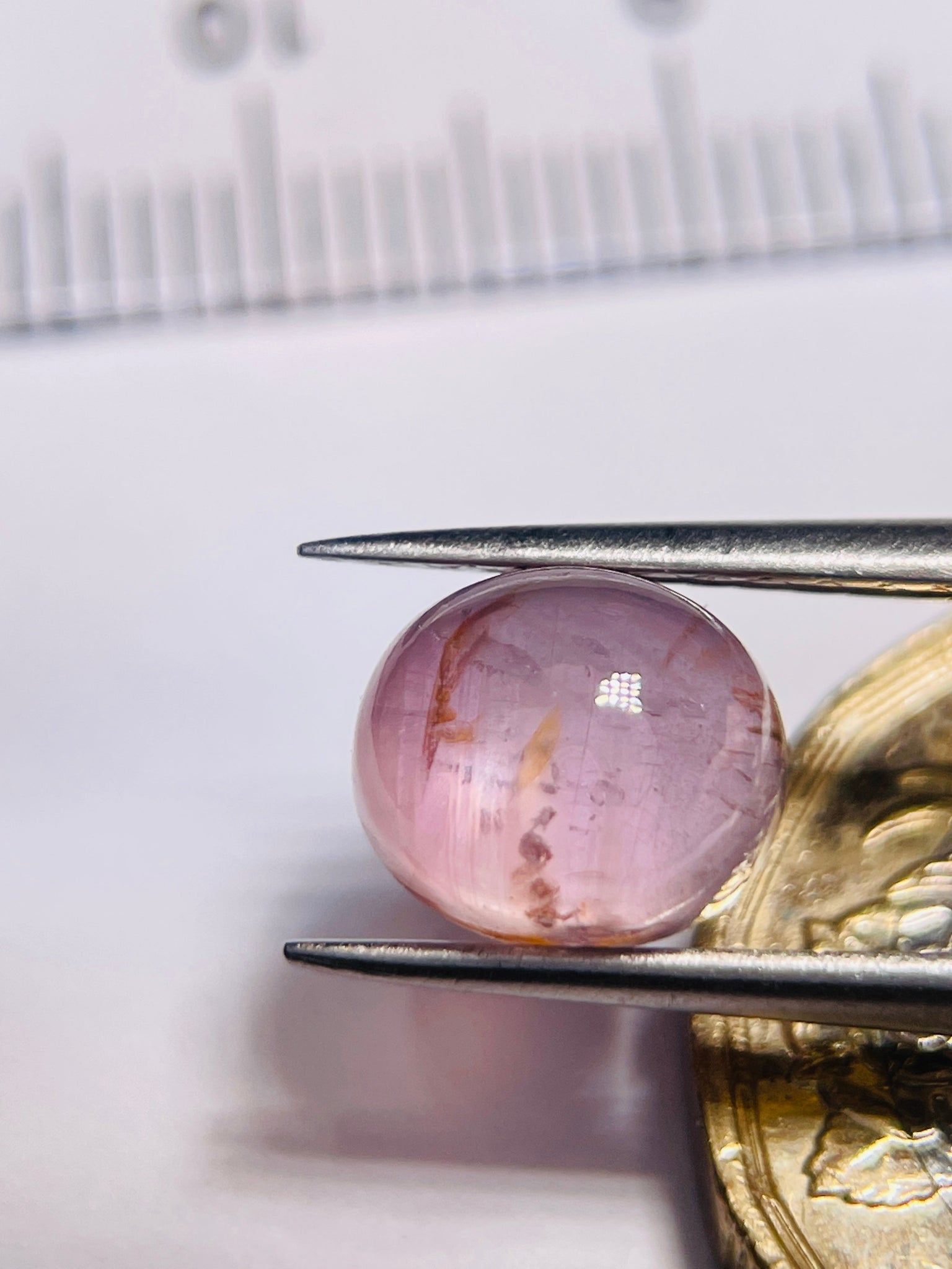 3.63Ct Sapphire Tanzania. Untreated Unheated. Seems To Have A Moving Spot/star