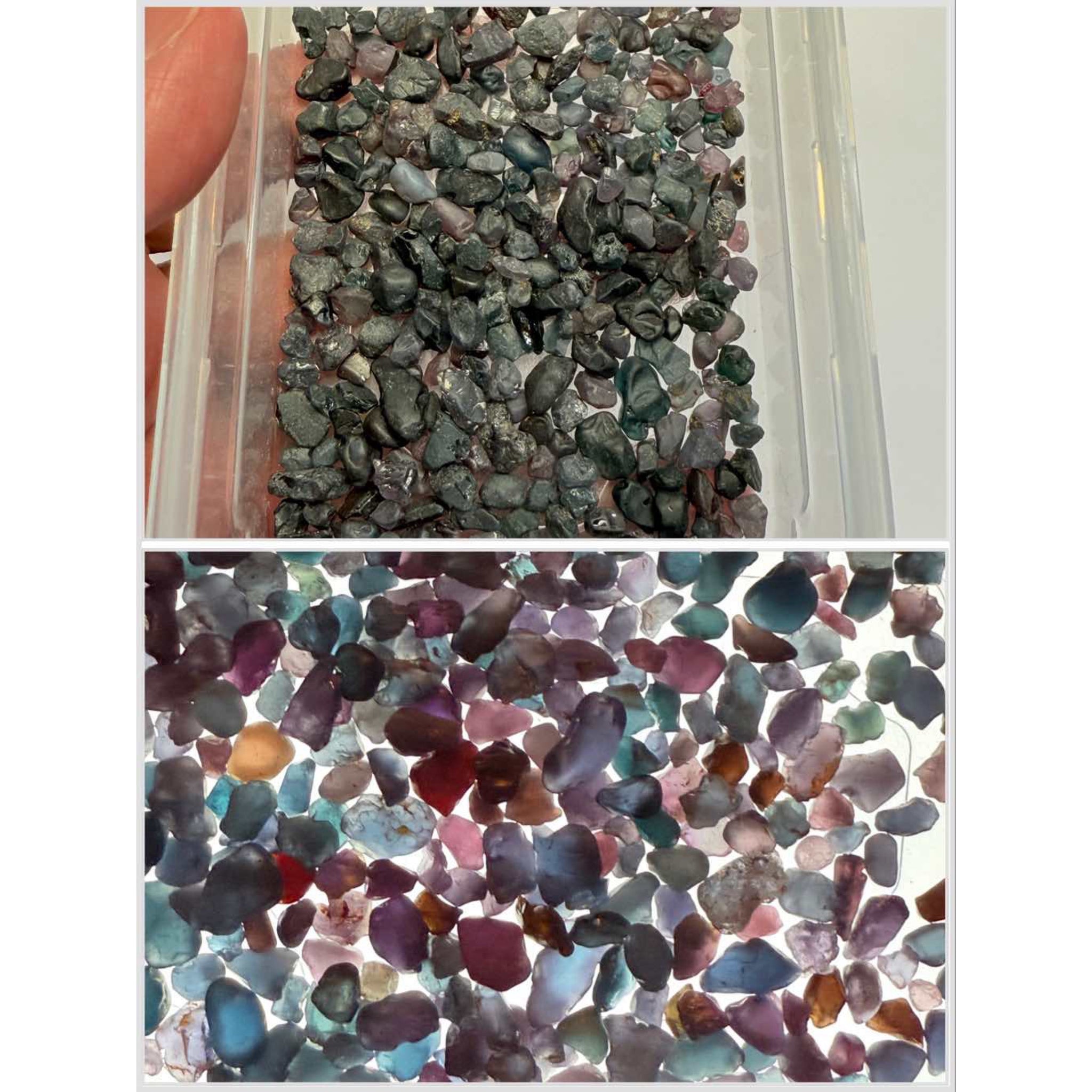 Very Dark Mozambique Spinel Lot, 55.30gm / 276.5ct, Mozambique, Untreated Unheated, very very dark, see all photos and vids.