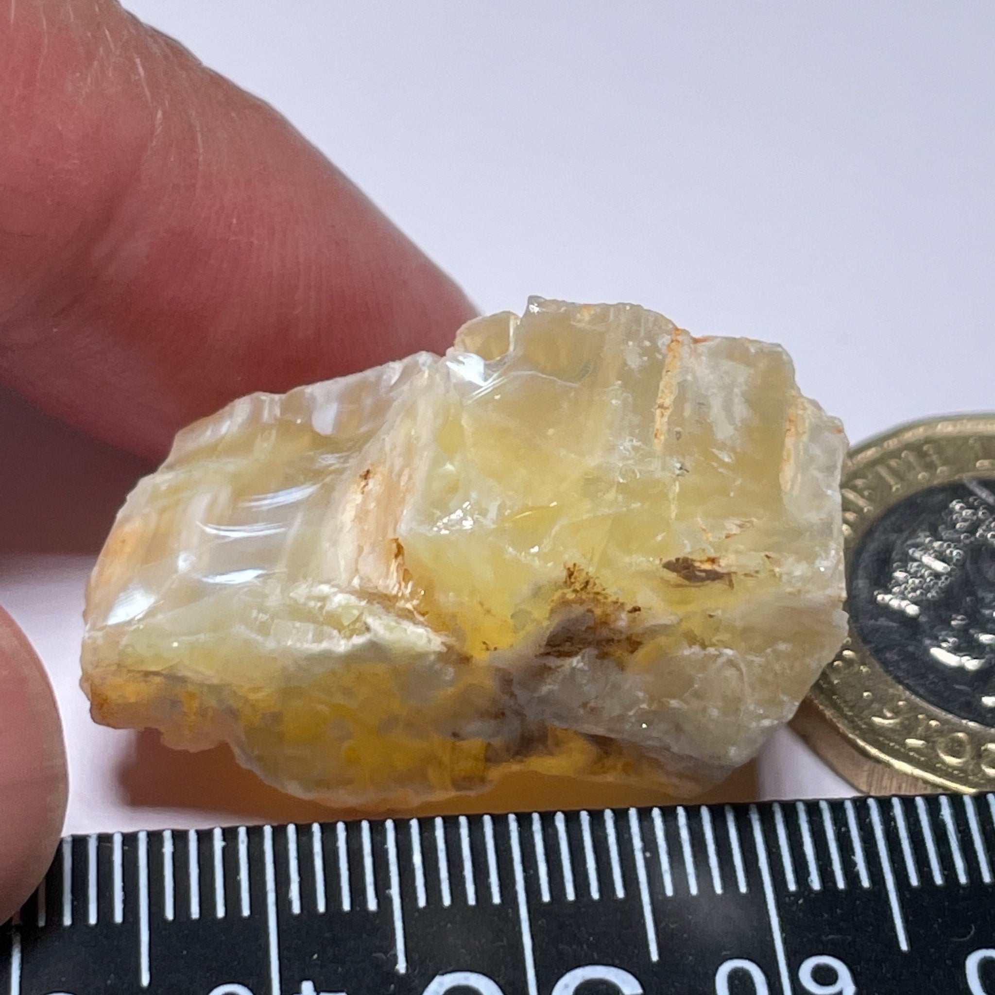 52.01Ct Opal Tanzania Untreated Unheated From A 1999 Deposit Chatoyant (White Pearly Cats-Eye