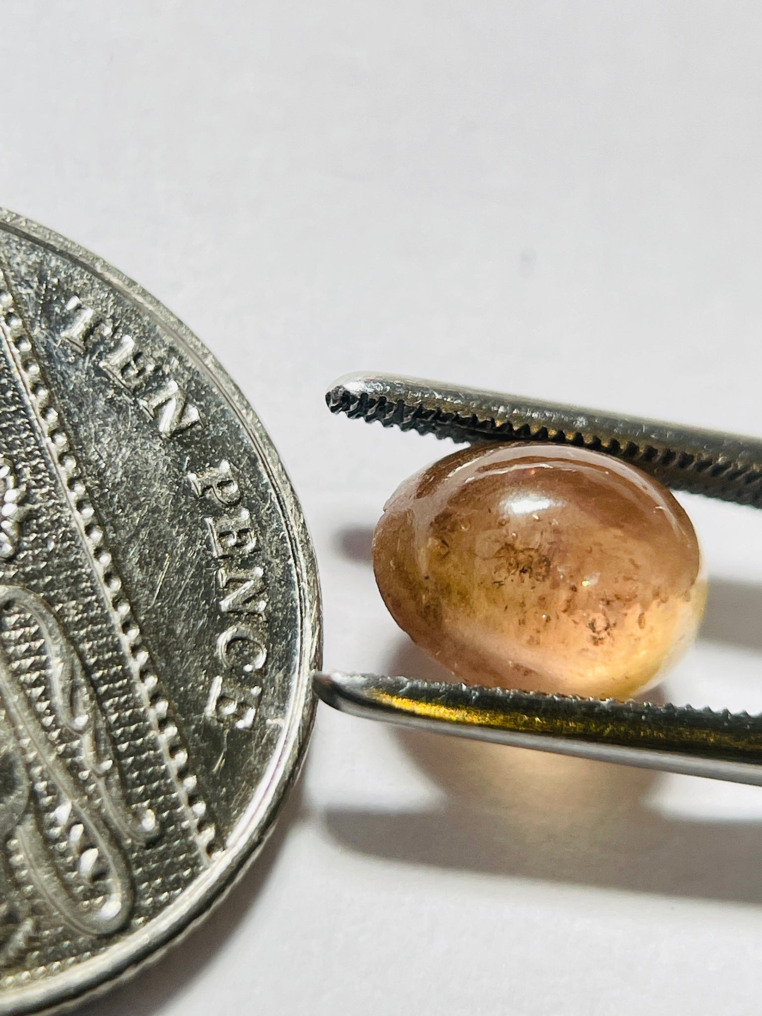 3.43Ct Umba Sapphire Cabochon. Tanzania Untreated Unheated.