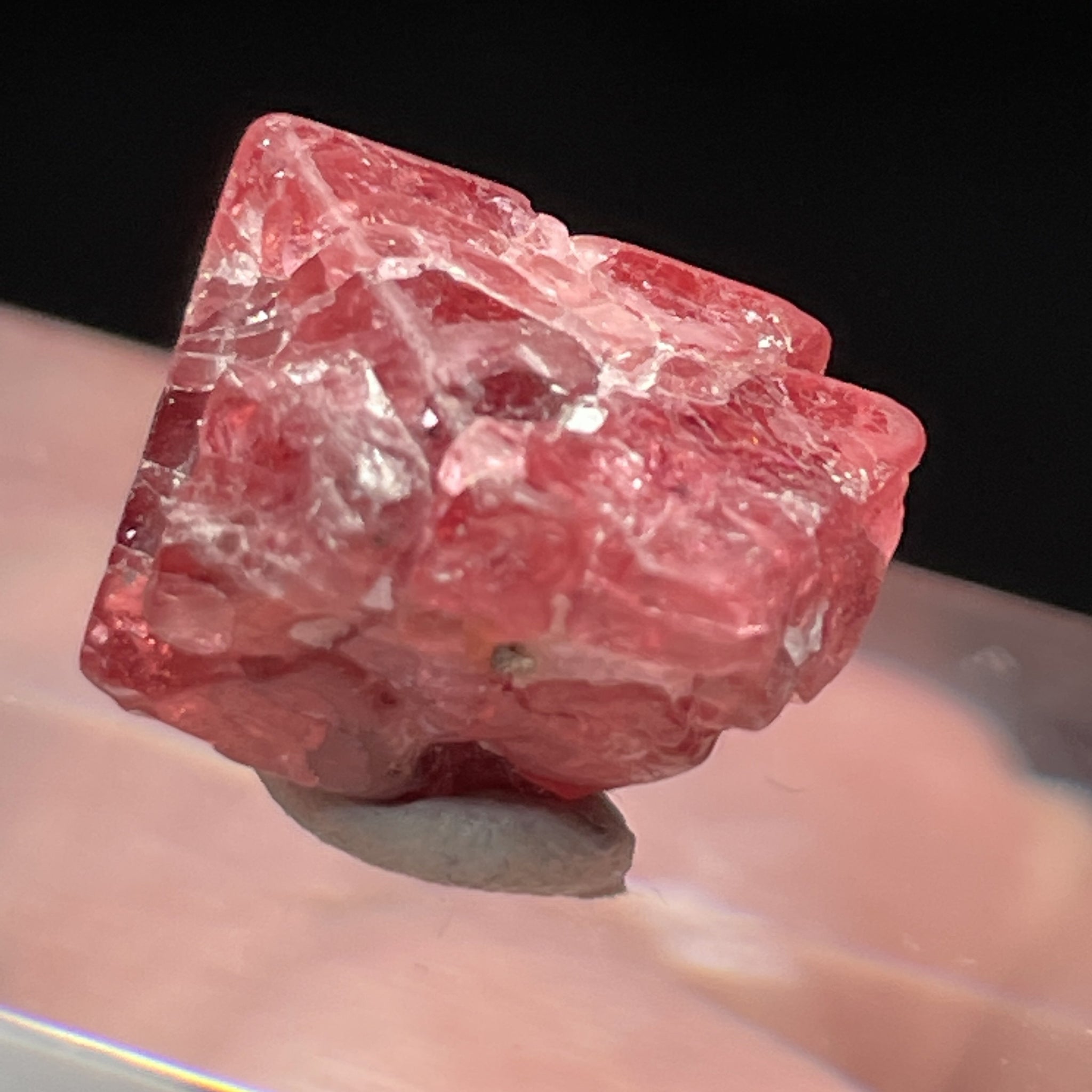 12.38Ct Mahenge Spinel Crystal Tanzania Untreated Unheated. 11.5 X 12.1 9.3 Mm