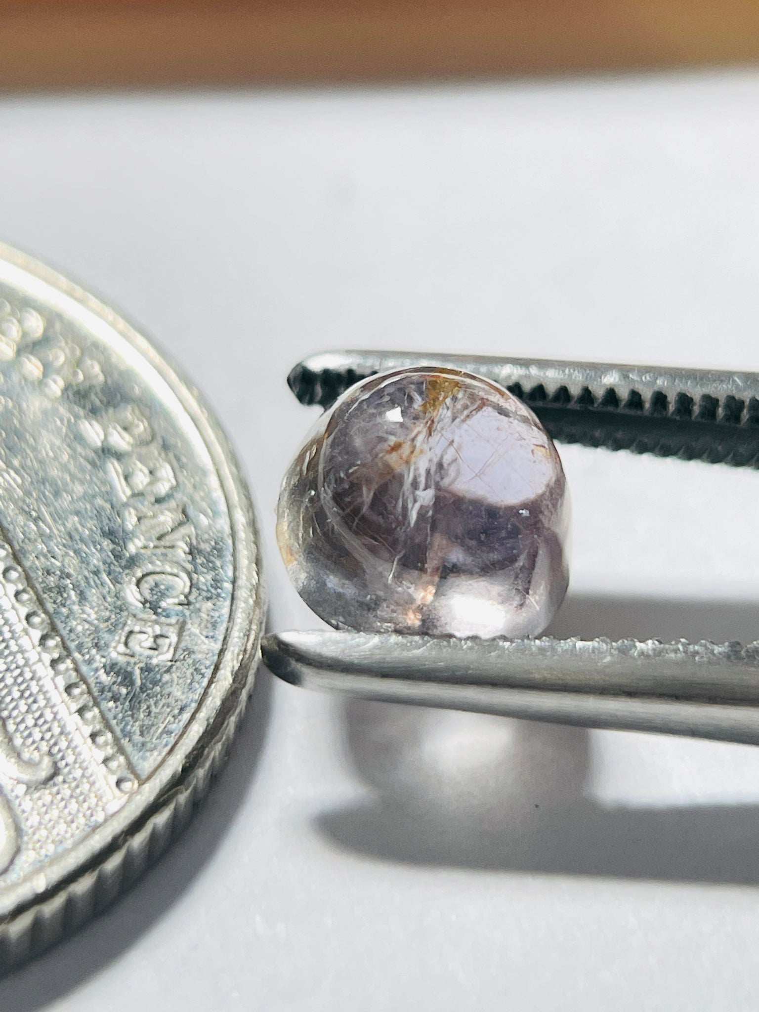 2.55Ct Umba Sapphire Cabochon. Tanzania Untreated Unheated.