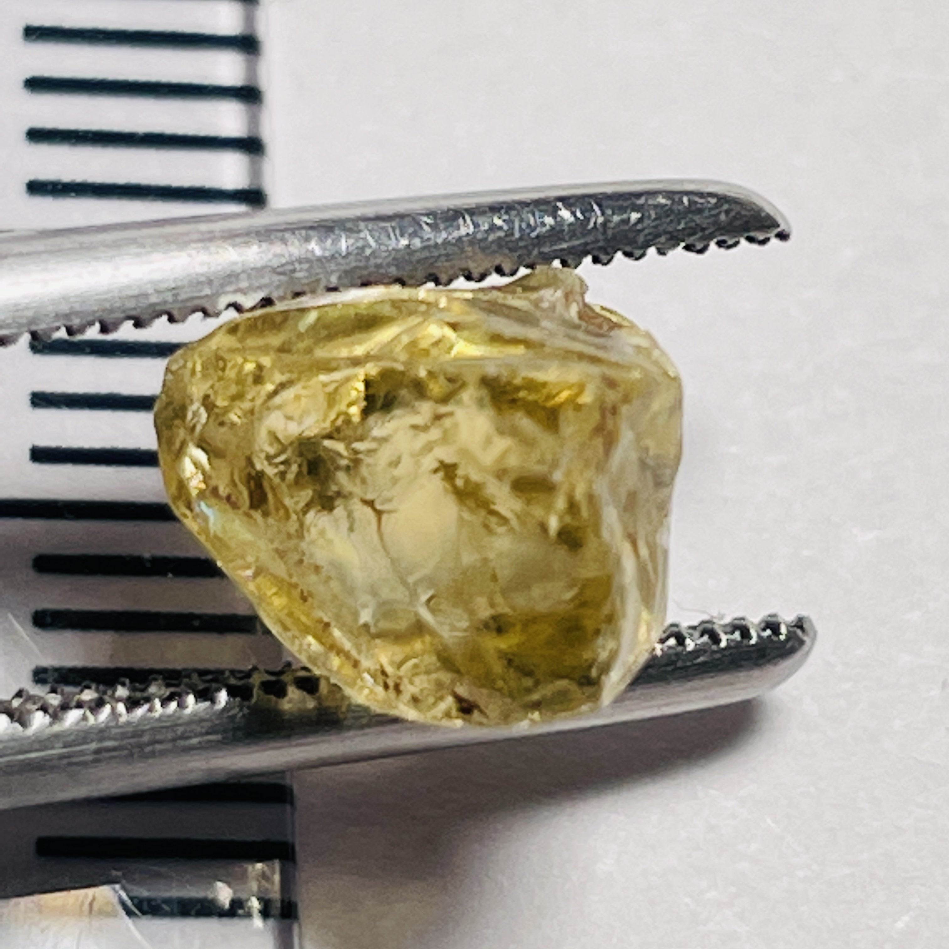 3.20Ct Yellow Tourmaline Crystal Vvs-If Tanzania Untreated Unheated.