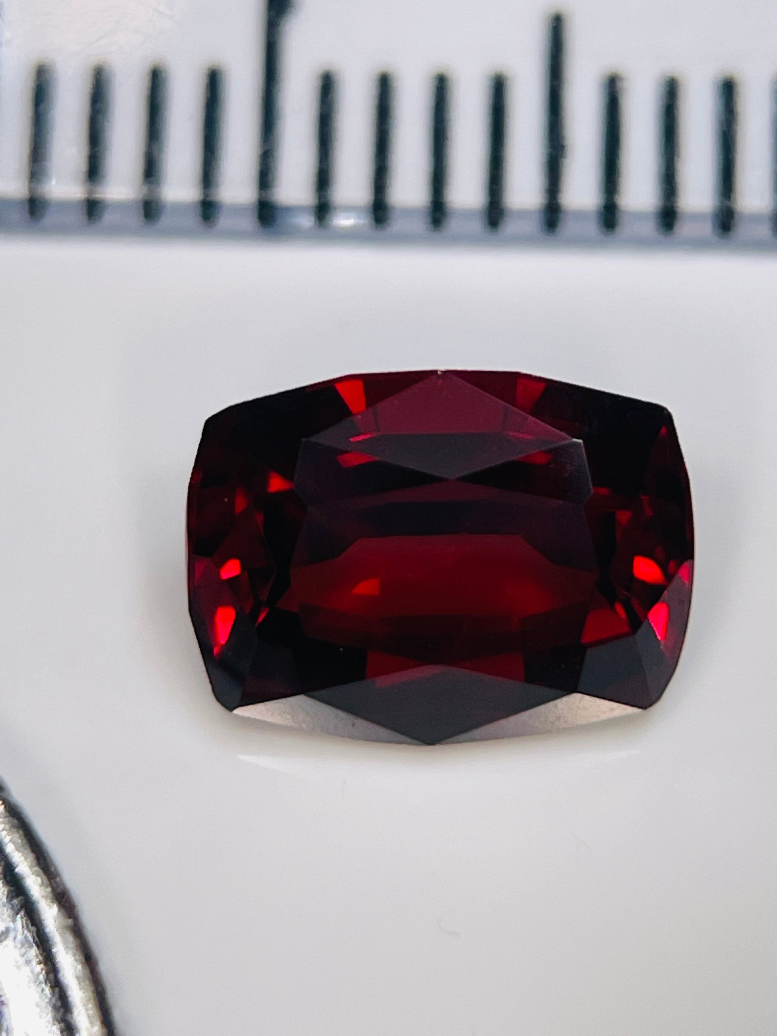 1.97Ct Malaya Garnet. Tanzania. Untreated Unheated