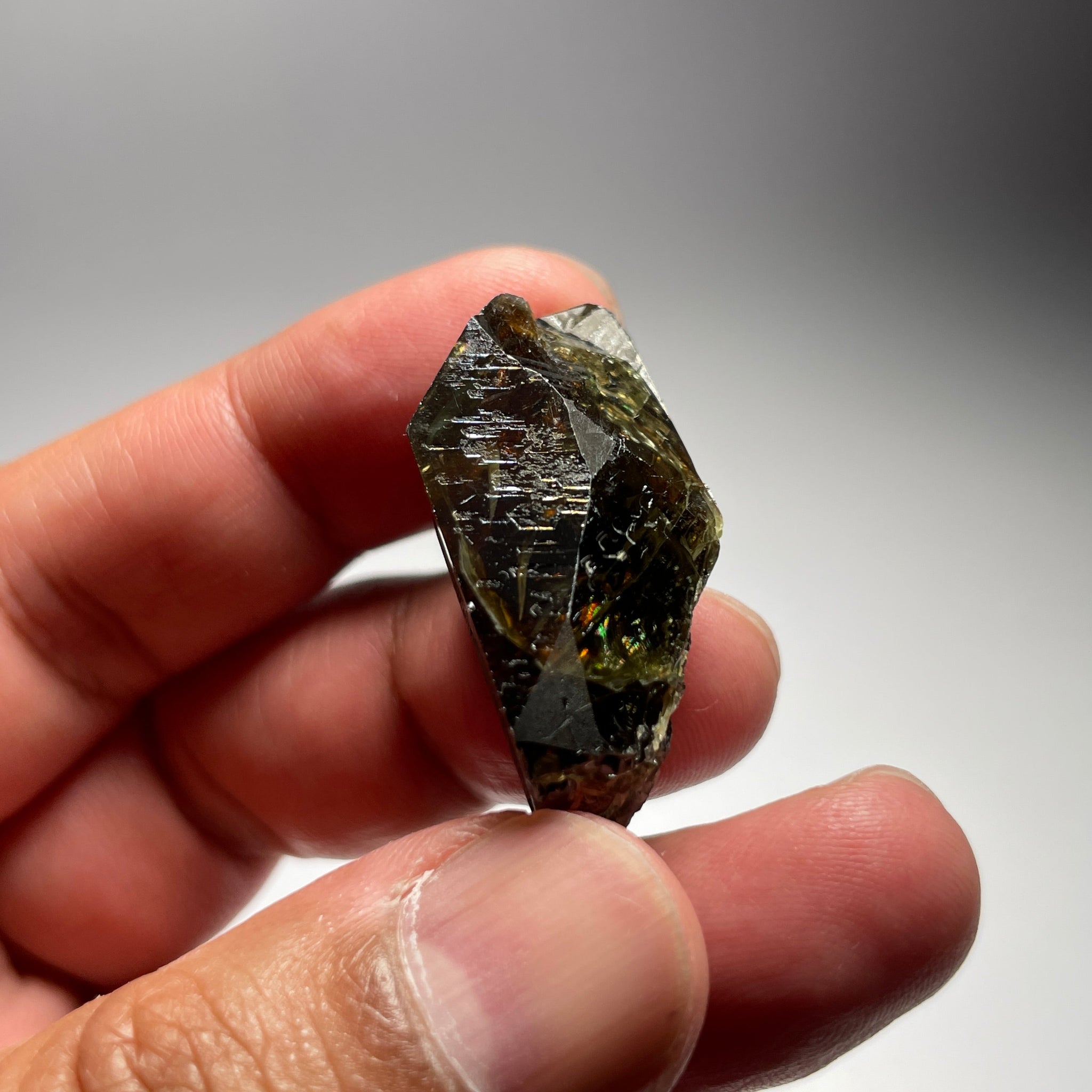 80.67Ct/16.13Gm Tanzanian Sphene Crystal Untreated Unheated. 38.4 X 15.5 19.6Mm Very High End Ultra