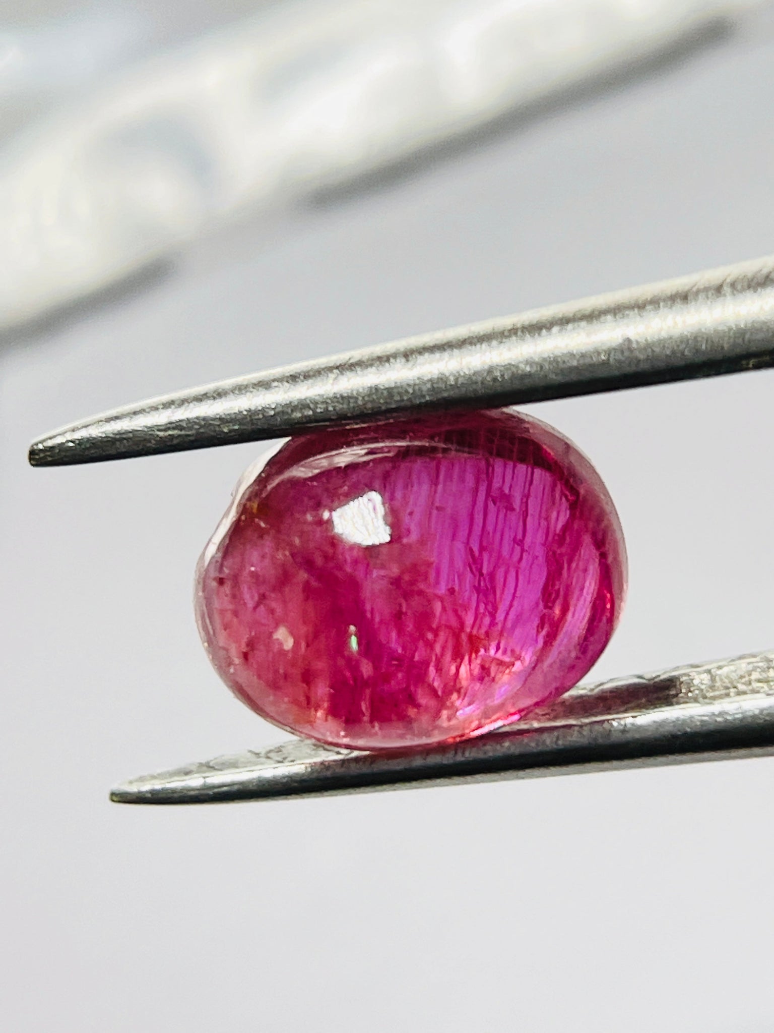 2.11Ct Sapphire Cabochon Umba Valley Tanzania. Untreated Unheated.