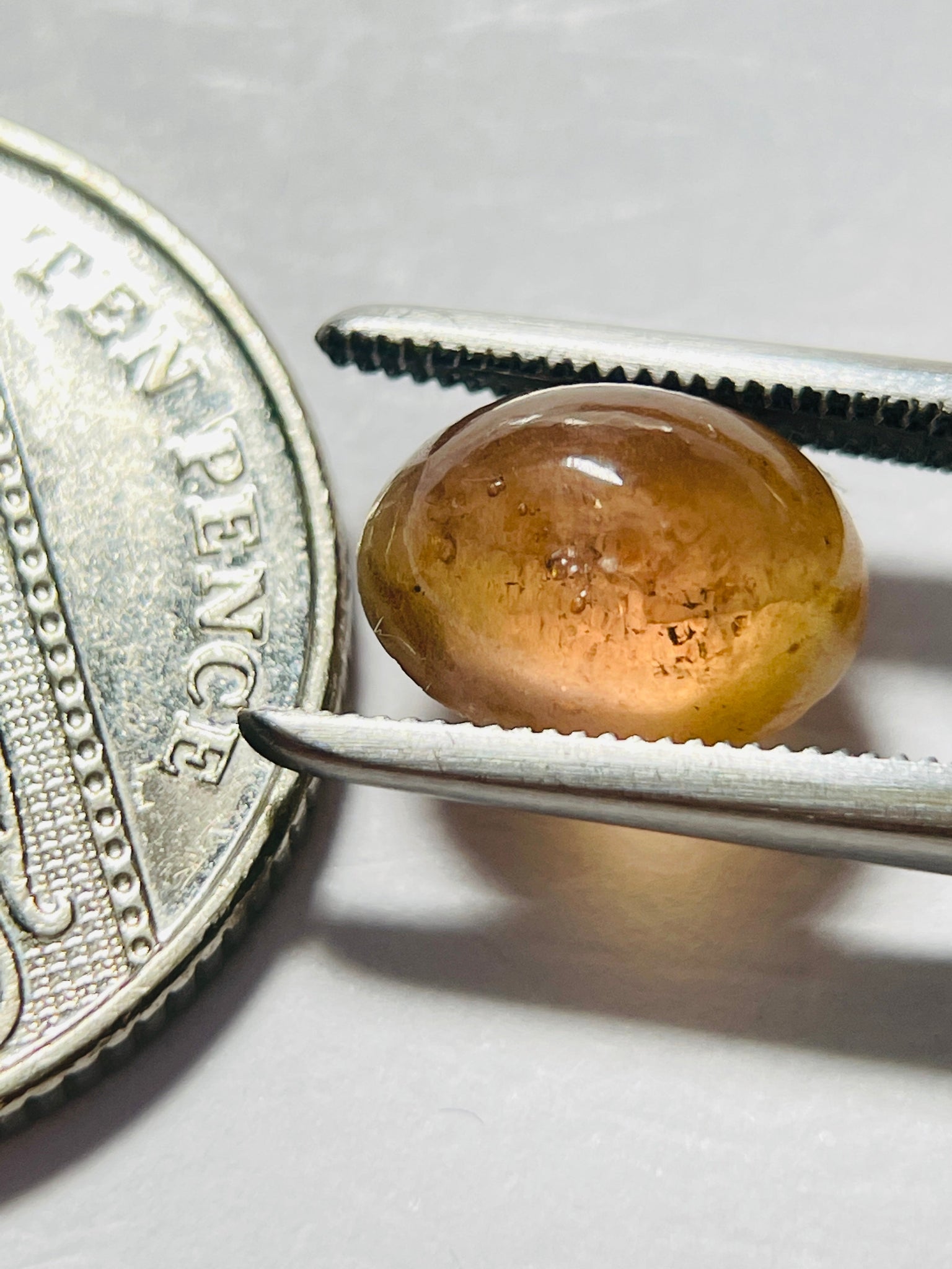 3.43Ct Umba Sapphire Cabochon. Tanzania Untreated Unheated.