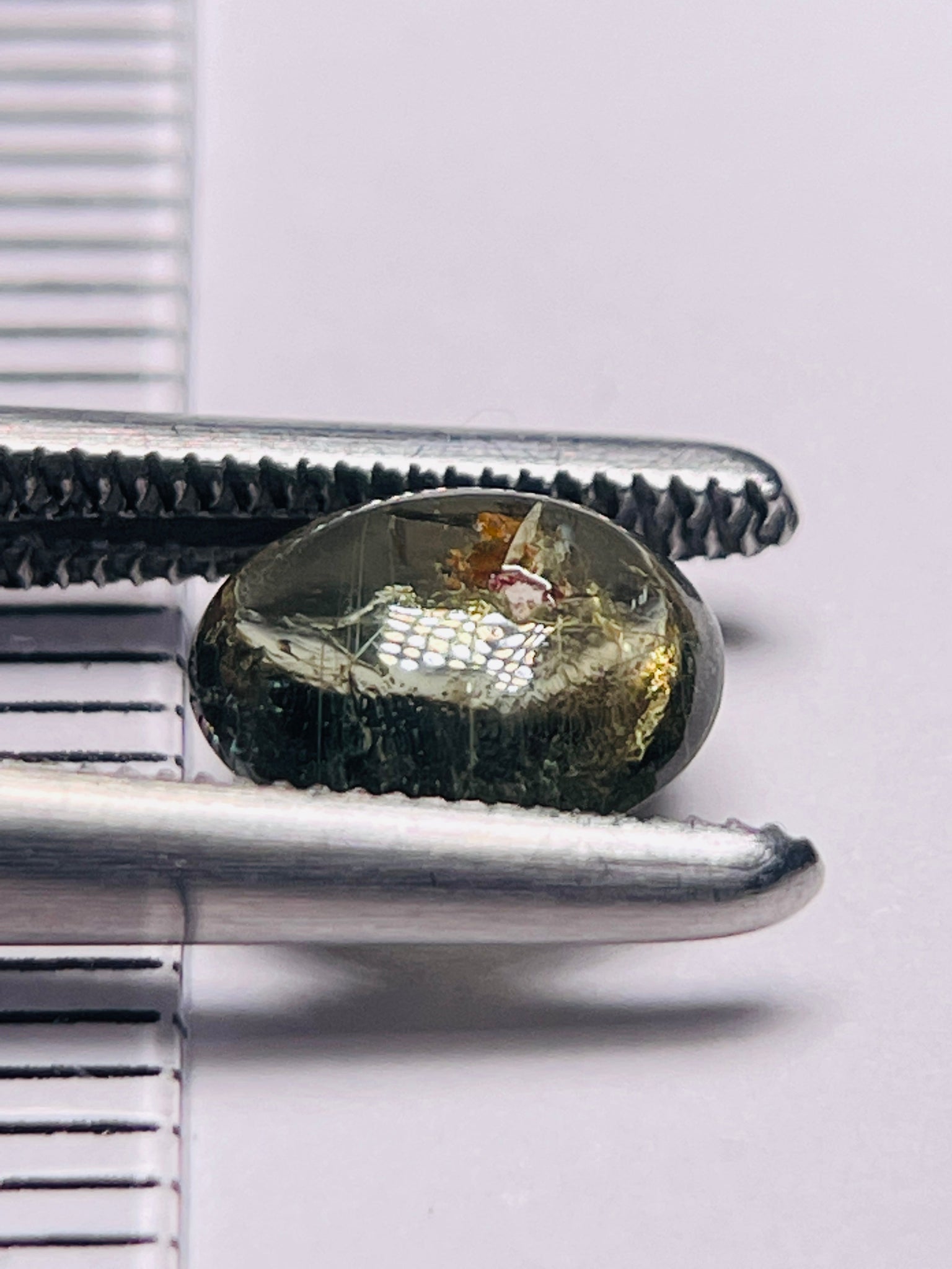 1.58Ct Sapphire Cabochon Umba Valley Tanzania. Untreated Unheated