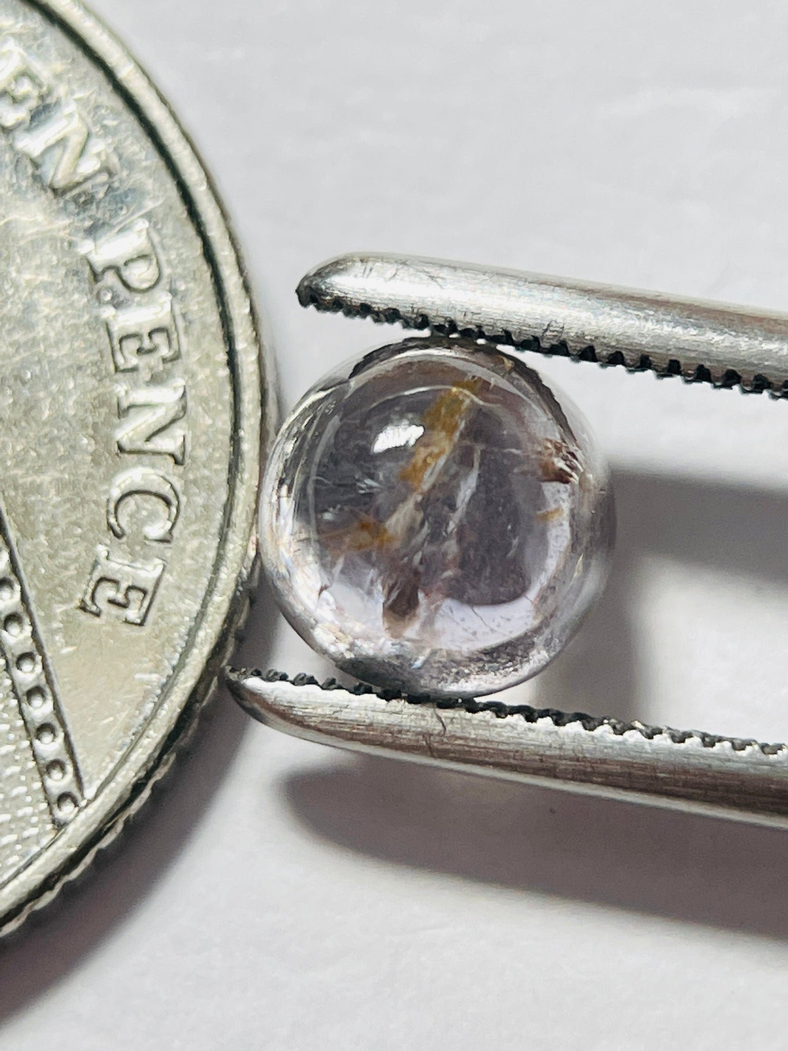 2.55Ct Umba Sapphire Cabochon. Tanzania Untreated Unheated.