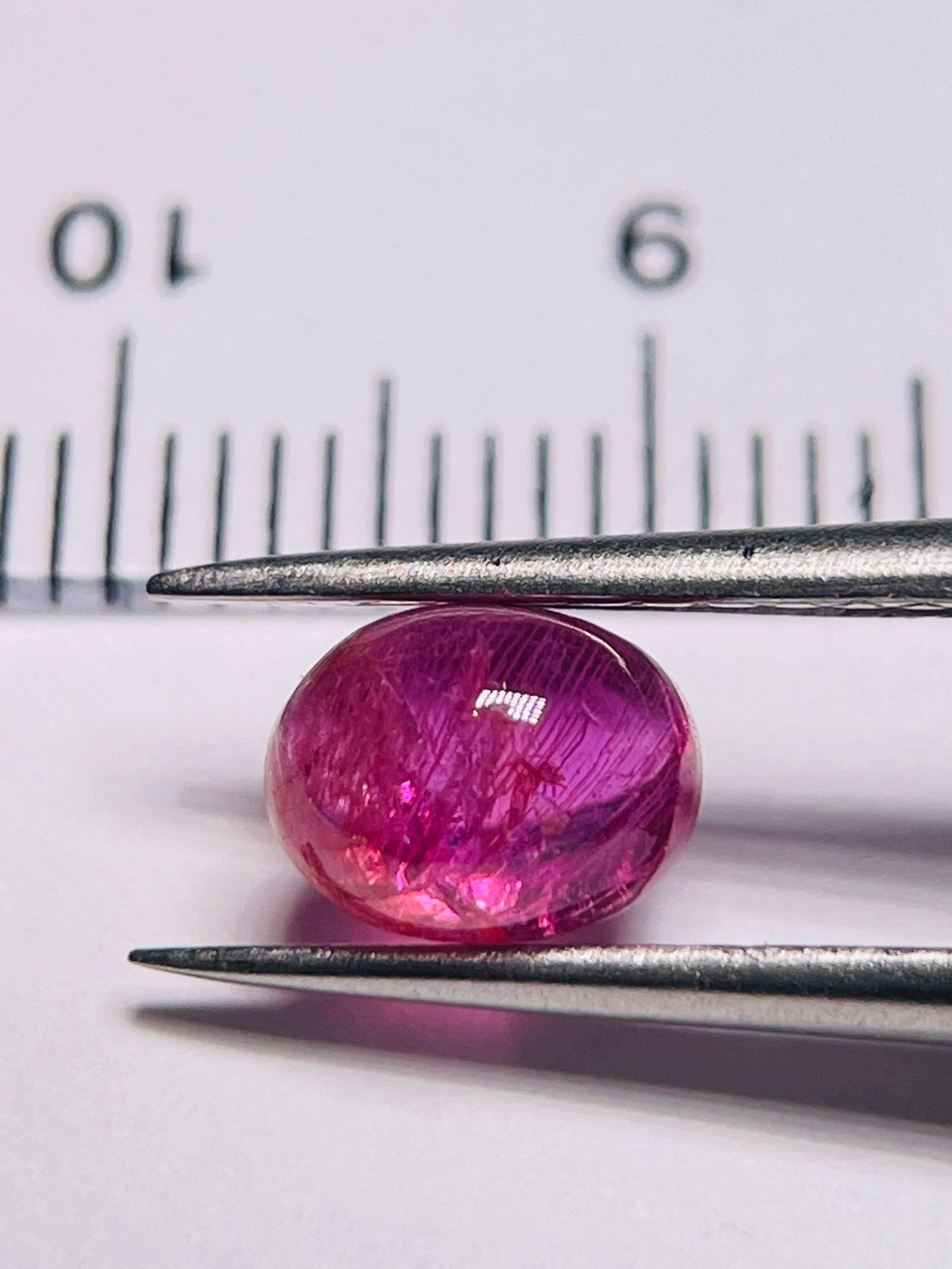 2.11Ct Sapphire Cabochon Umba Valley Tanzania. Untreated Unheated.