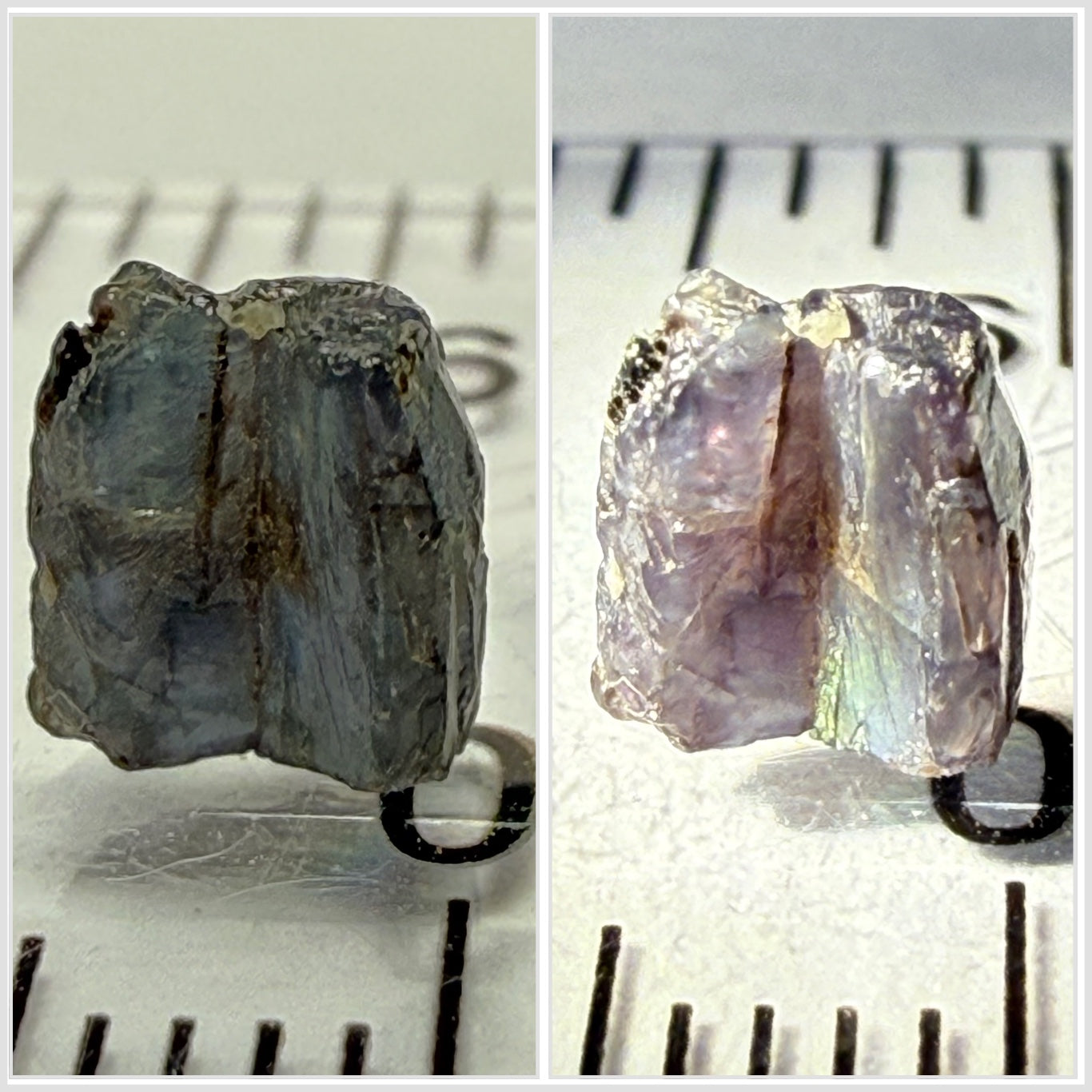 Alexandrite Crystal, 1.22ct, Manyara, Tanzania, Untreated Unheated, free standing
