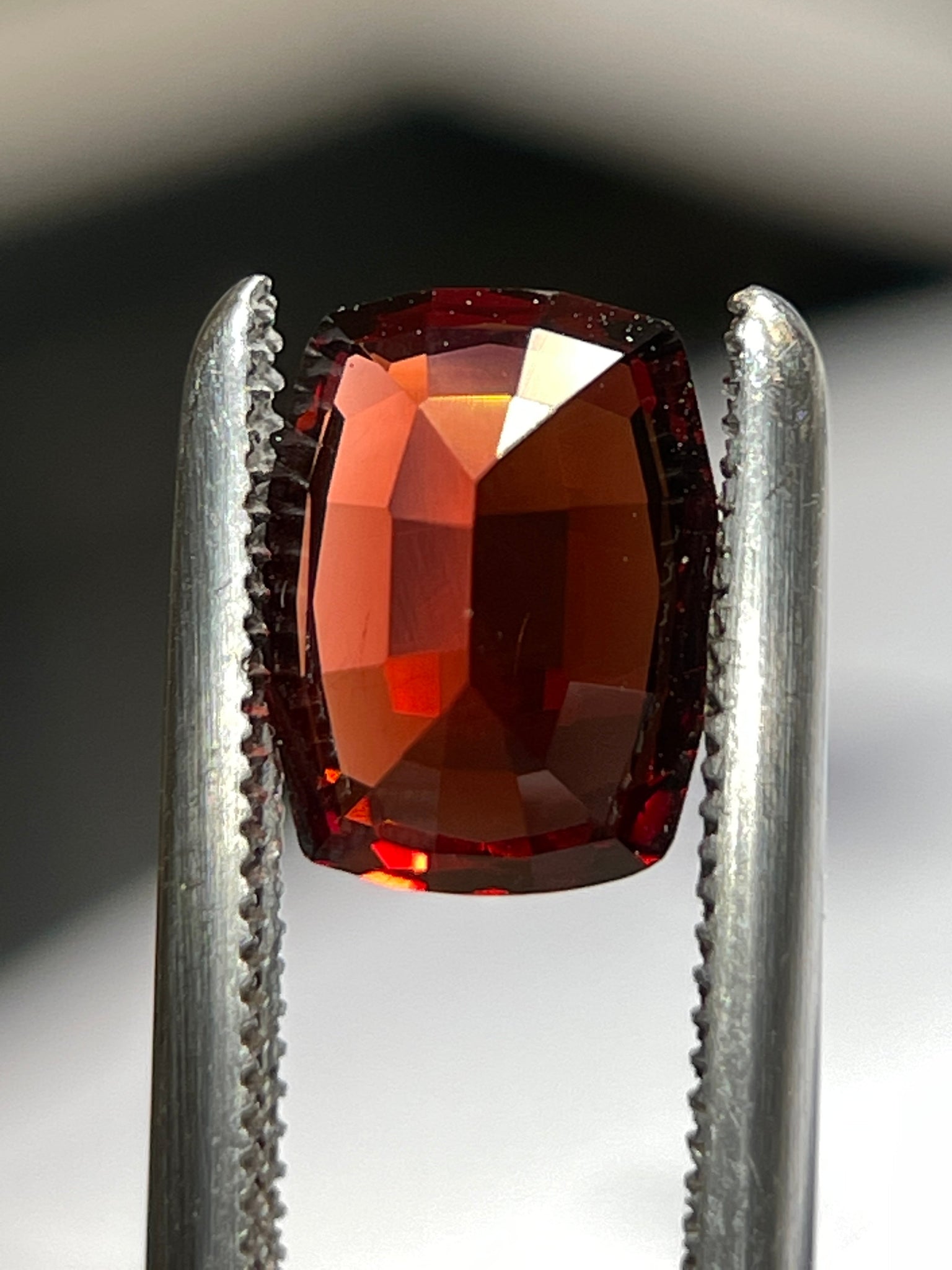 1.97Ct Malaya Garnet. Tanzania. Untreated Unheated