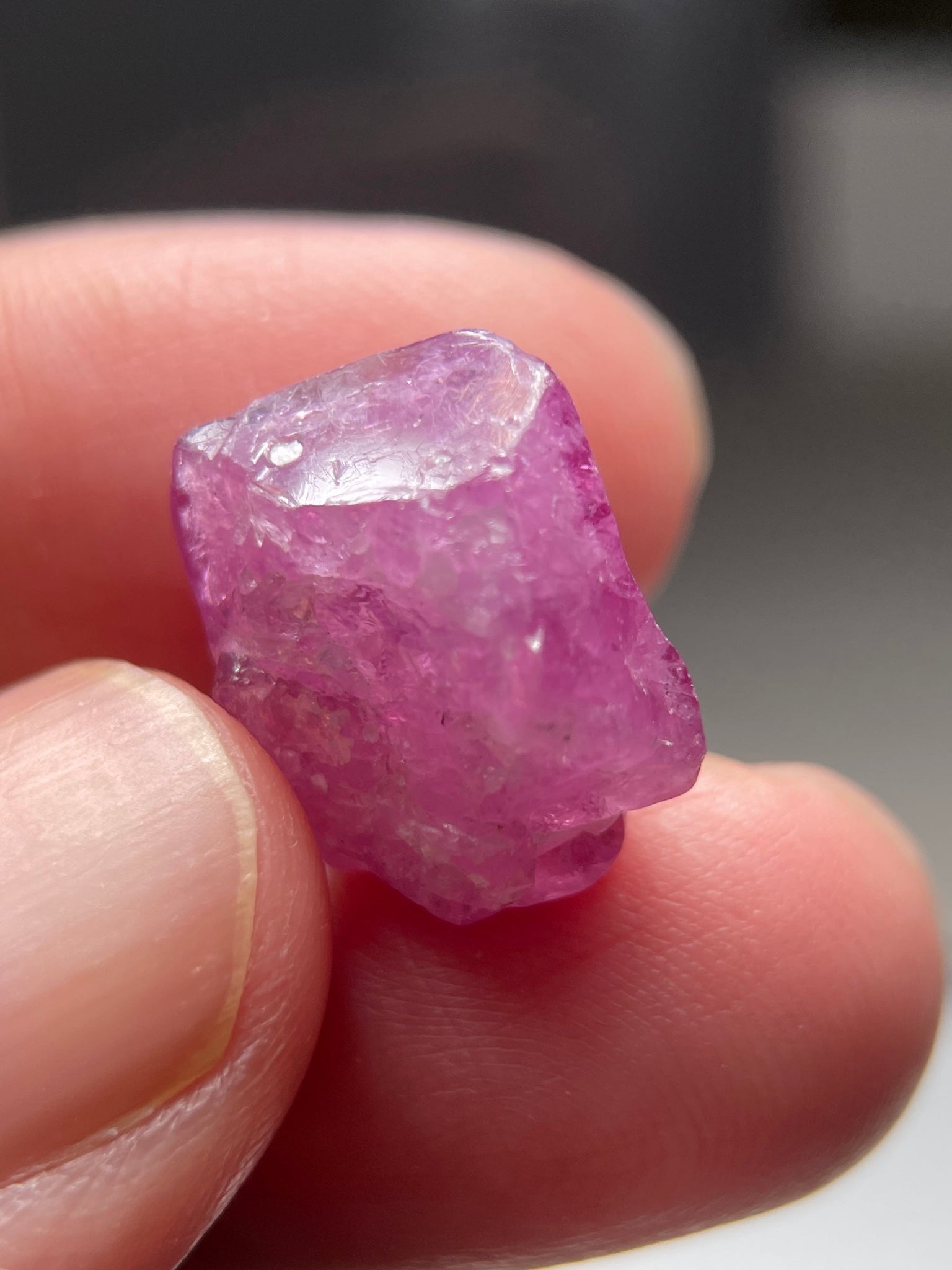 18.22Ct Mahenge Spinel Crystal Tanzania. Untreated Unheated